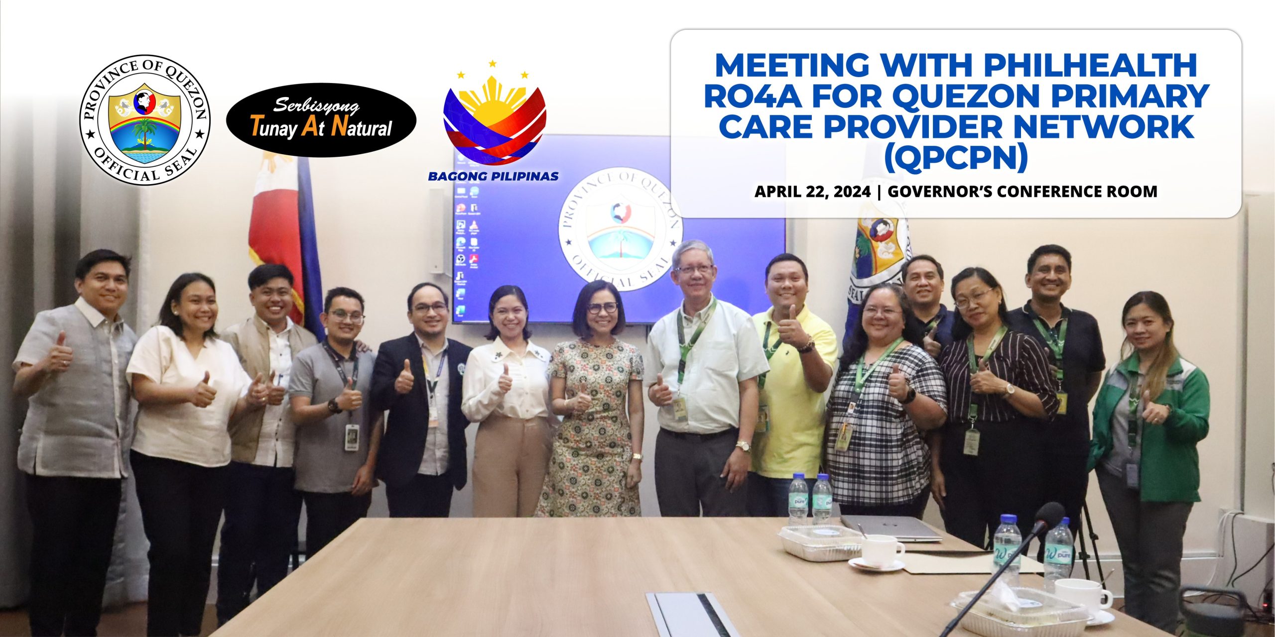 Meeting with PhilHealth RO4A for Quezon Primary Care Provider Network (QPCPN) | April 22, 2024