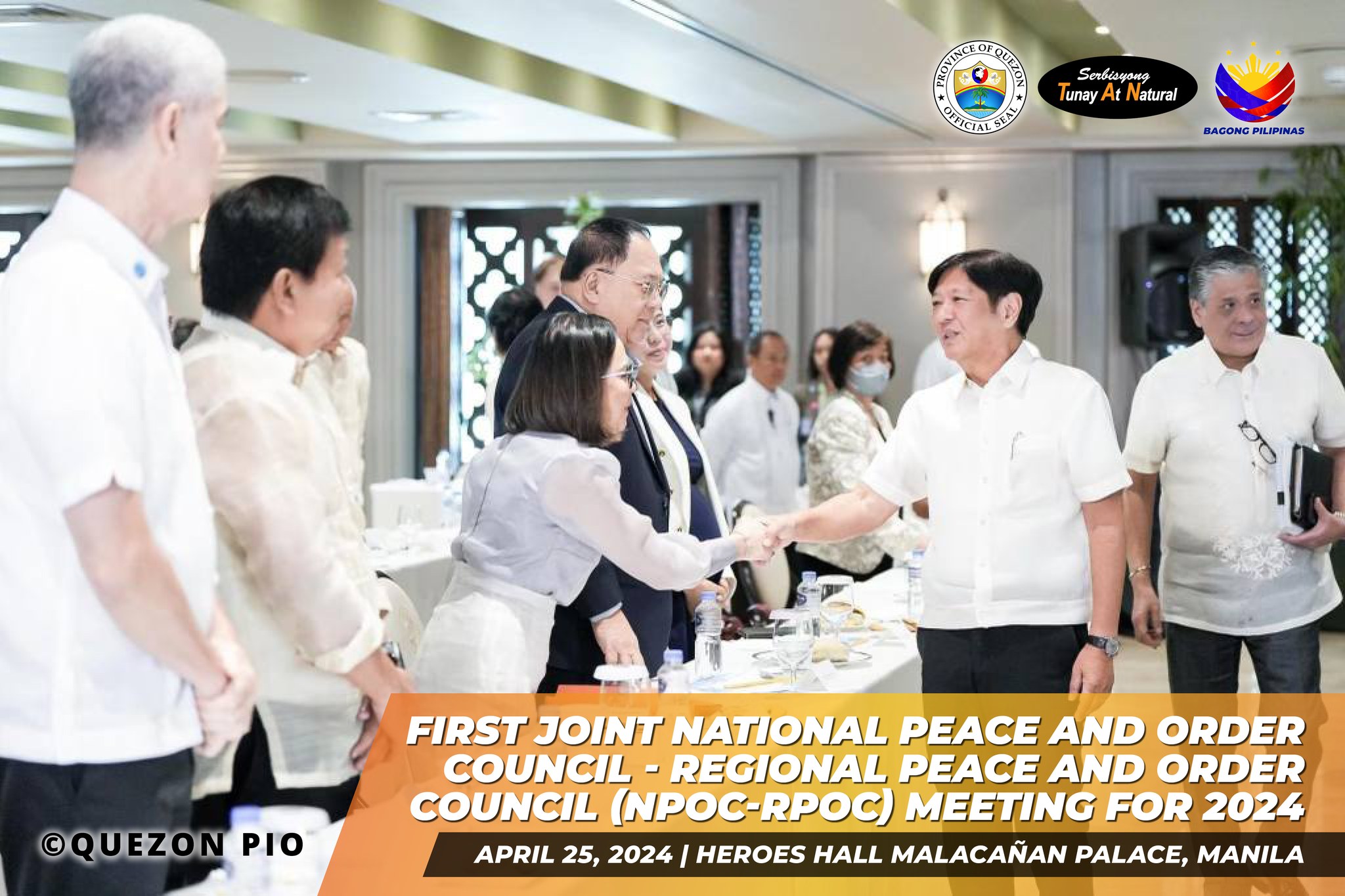 First Joint National Peace and order Council – Regional Peace and Order Council (NPOC-RPOC) Meeting for 2024 | April 25, 2024