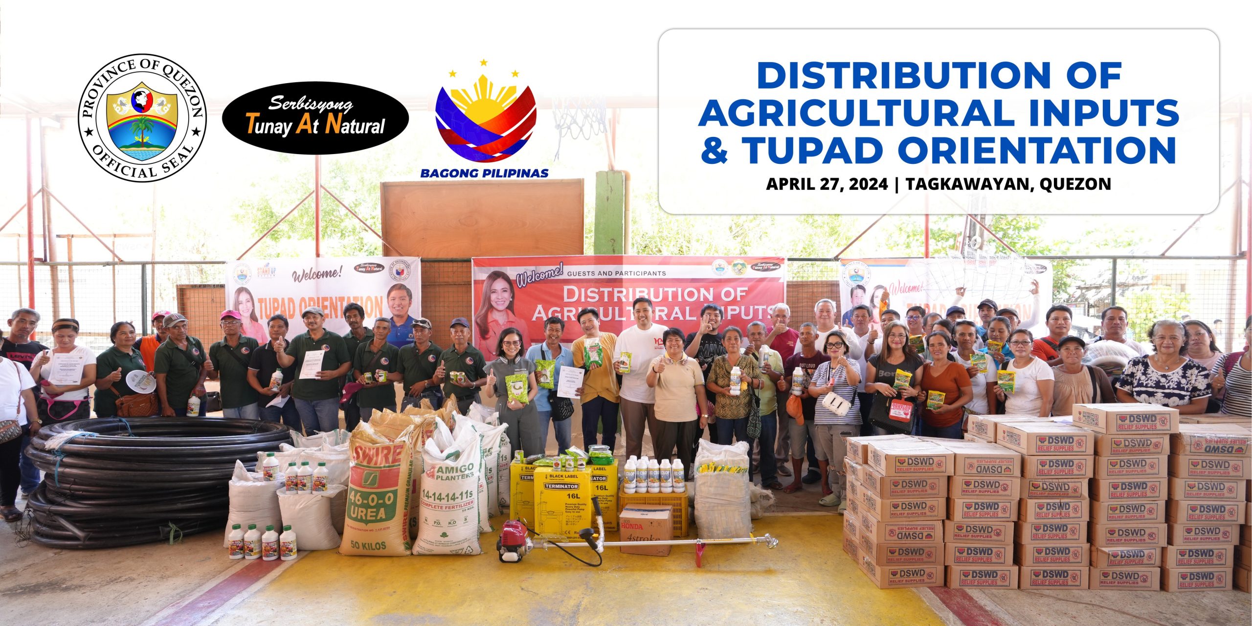 Distribution of Agricultural Inputs & TUPAD Orientation | April 27, 2024