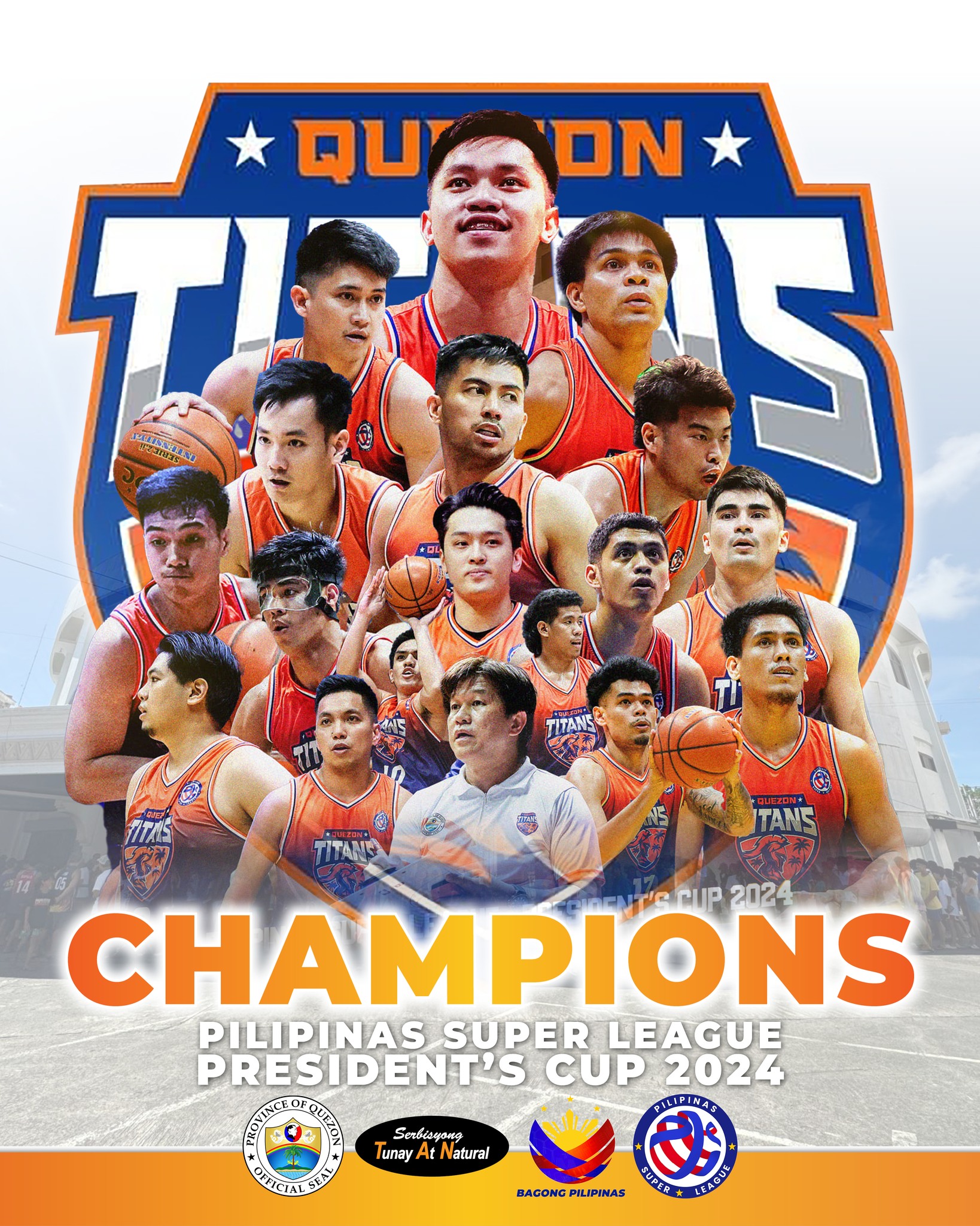 CHAMPIONS! Quezon Titans, Pilipinas Super League President’s Cup 2024.