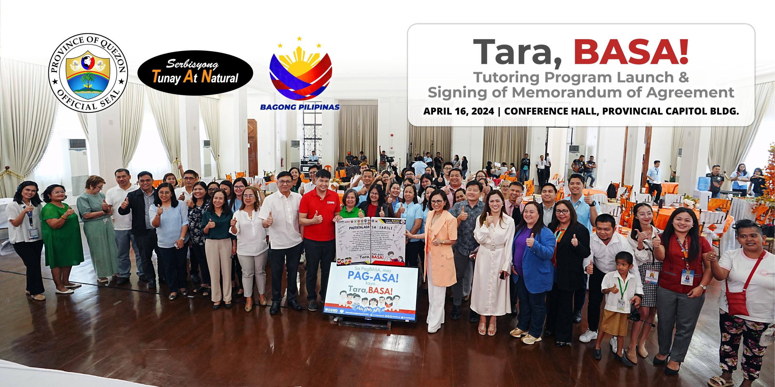 Tara, BASA! Tutoring Program Launch & Signing of Memorandum of Agreement | April 16, 2024