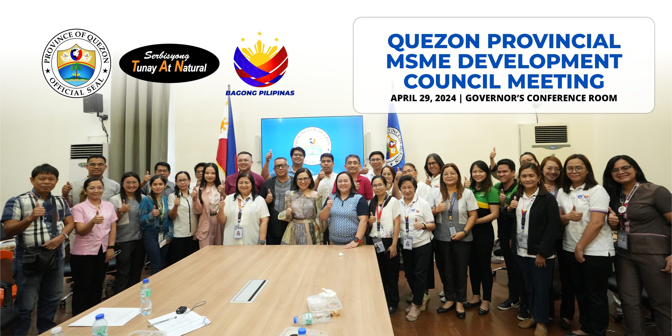 Quezon Provincial MSME Development Council Meeting | April 29, 2024