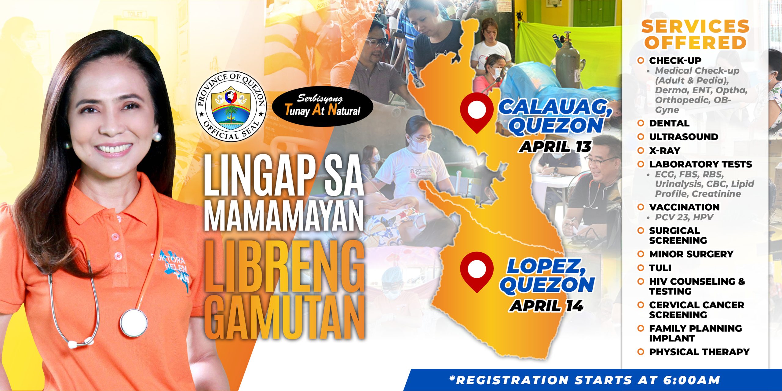 Lingap sa Mamamaya Libreng Gamutan – April 13, 2024