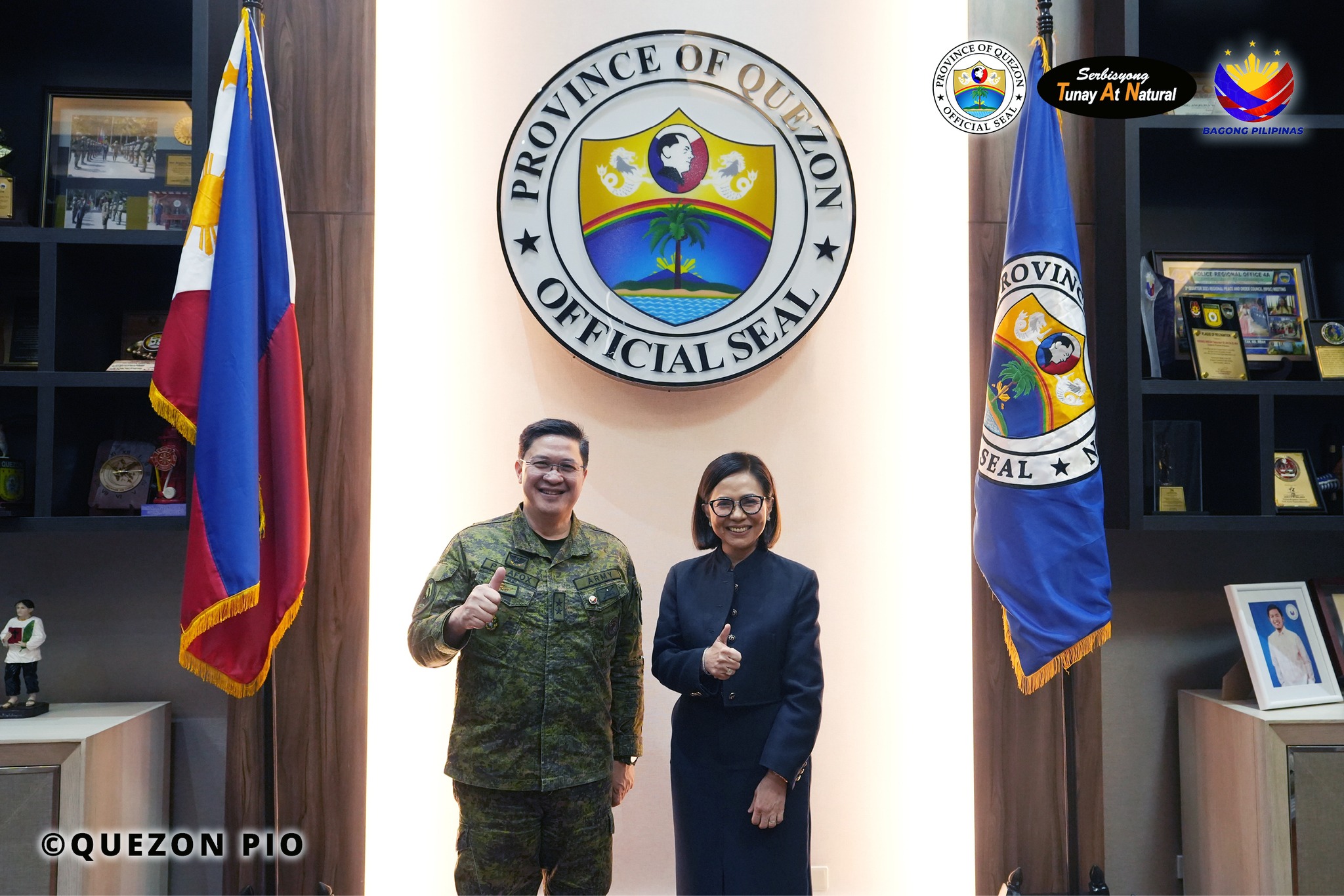 Pagbisita sa Tanggapan ni Governor Doktora Helen Tan si MGen Facundo Palafox IV | April 30, 2024