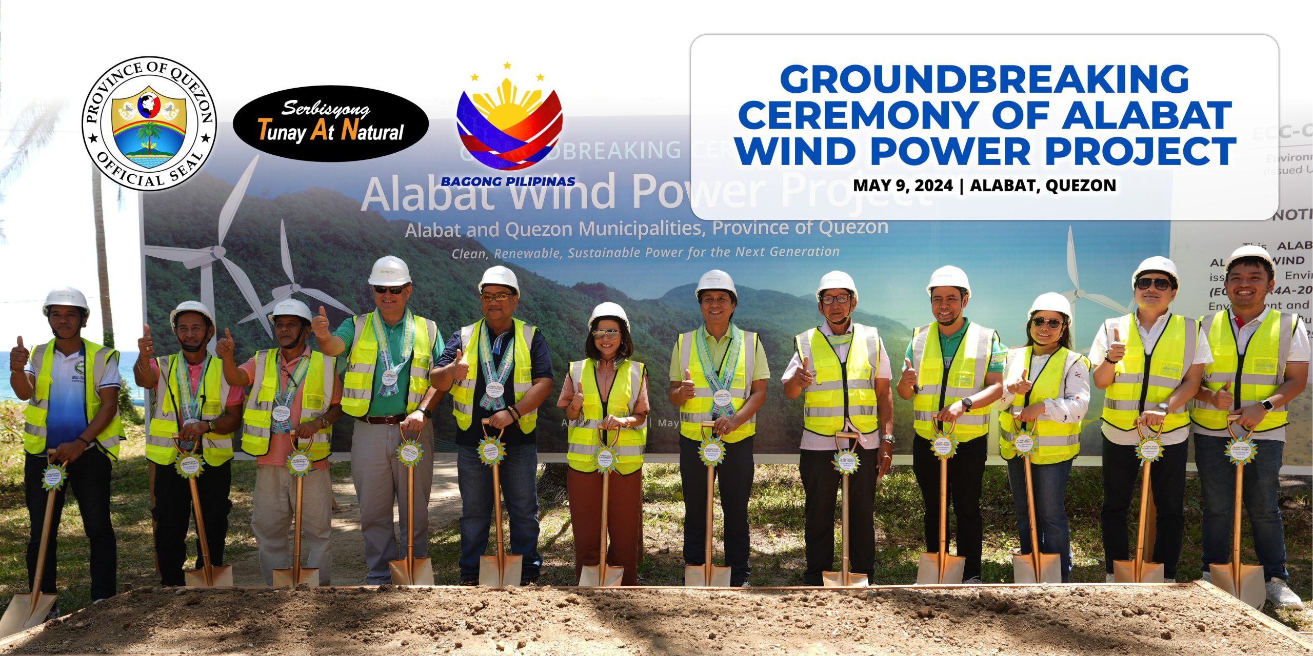 Ground Breaking Ceremony of Alabat Wind Power Project | May 09, 2024