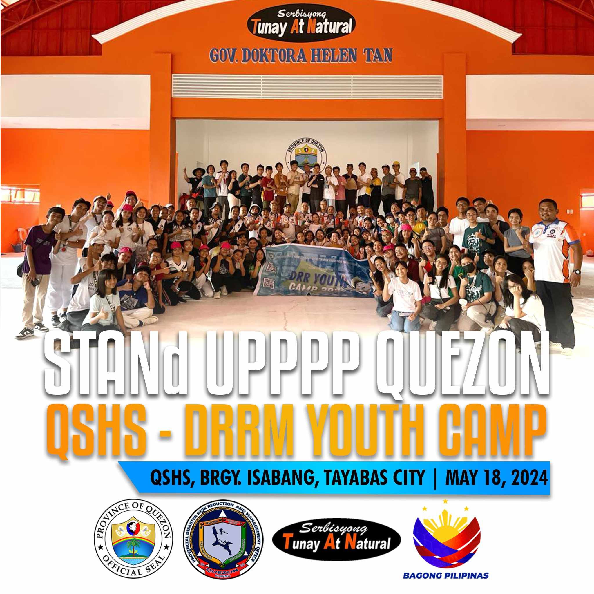 STANd UPPPP Quezon – QSHS – DRRM Youth Camp | May 18, 2024