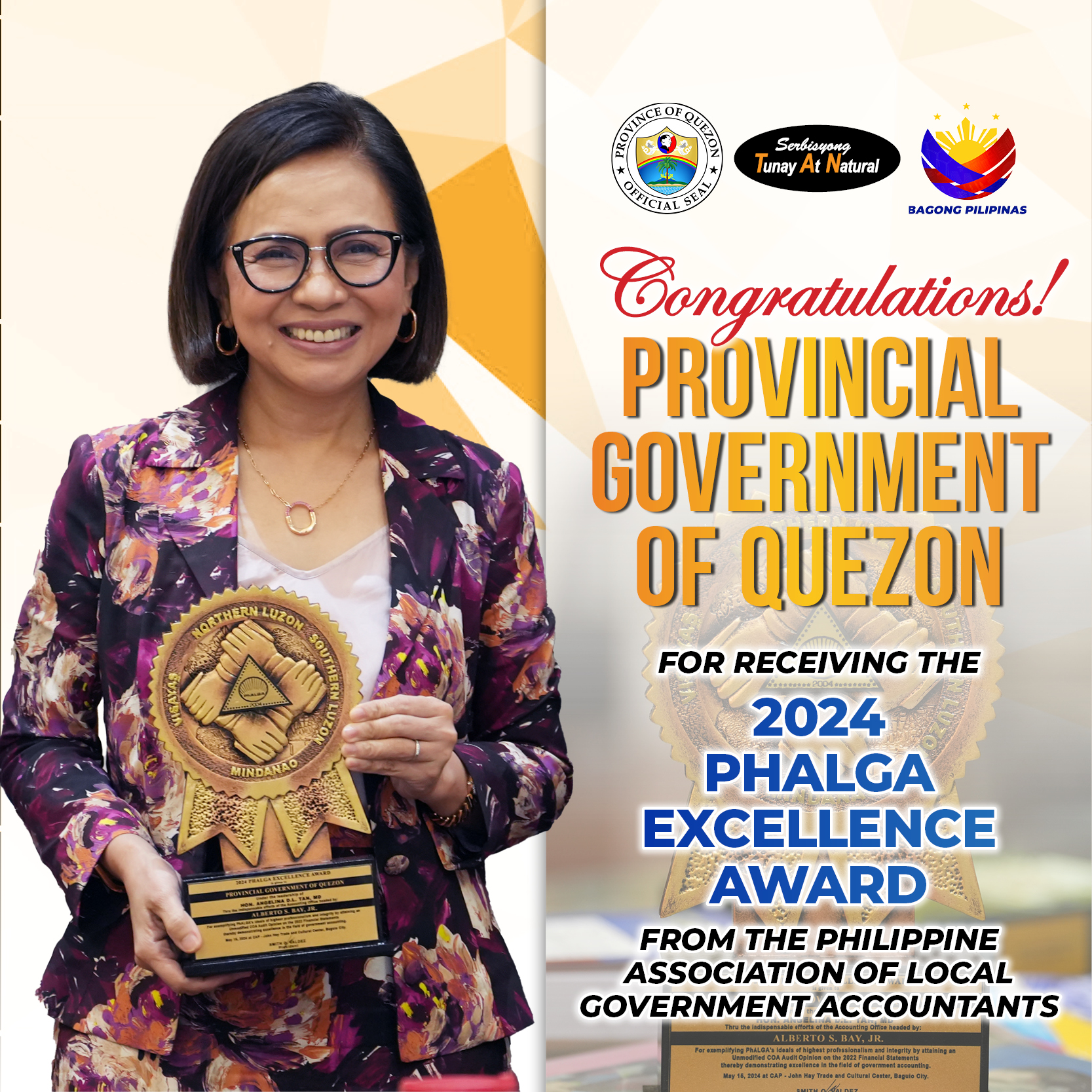 Congratulations, Provincial Government of Quezon!