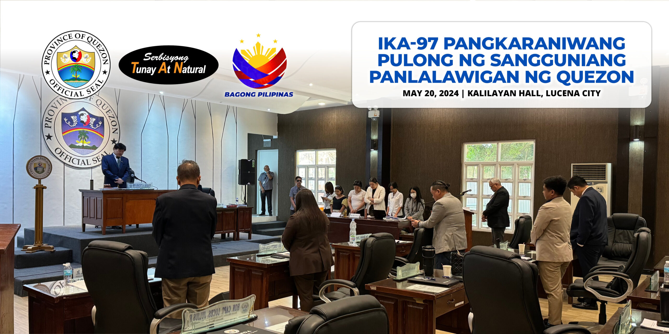 Ika-97 Pangkaraniwang Pulong ng Sangguniang Panlalawigan ng Quezon | May 20, 2024