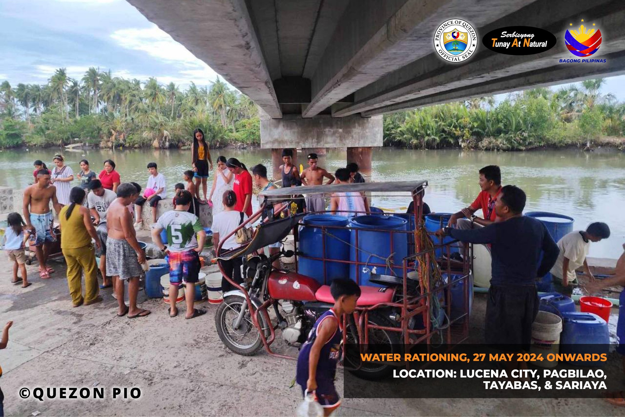 Water Rationing in Lucena, Pagbilao, Tayabas & Sariaya | May 27, 2024 Onwards