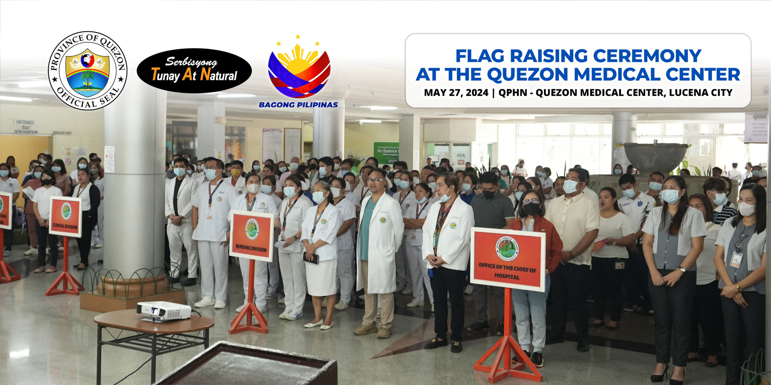 Flag Raising Ceremony at the Quezon Medicial Center | May 27 ,2024