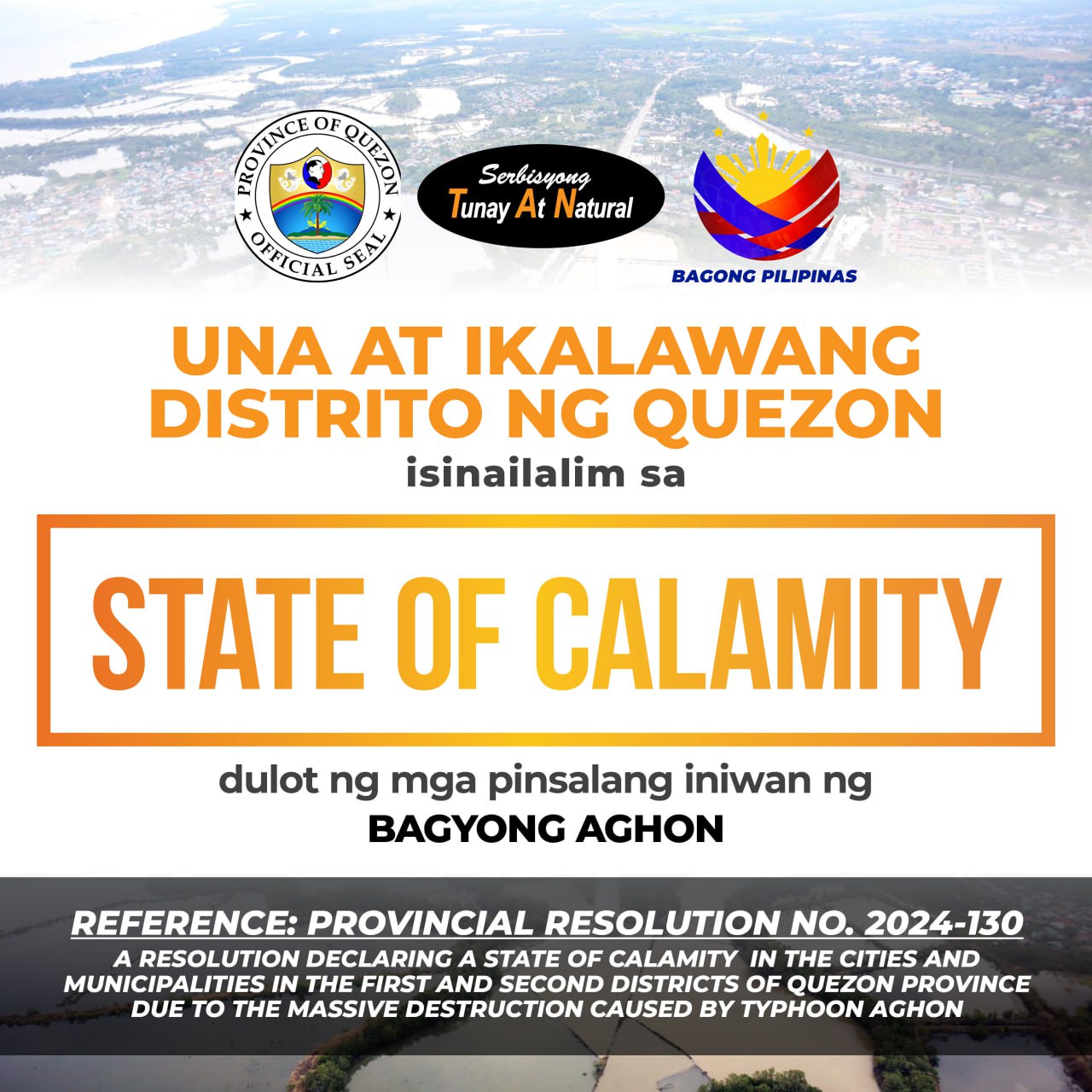 Una at Ikalawang Distrito ng Quezon Isinailalim sa State of Calamity | May 30, 2024