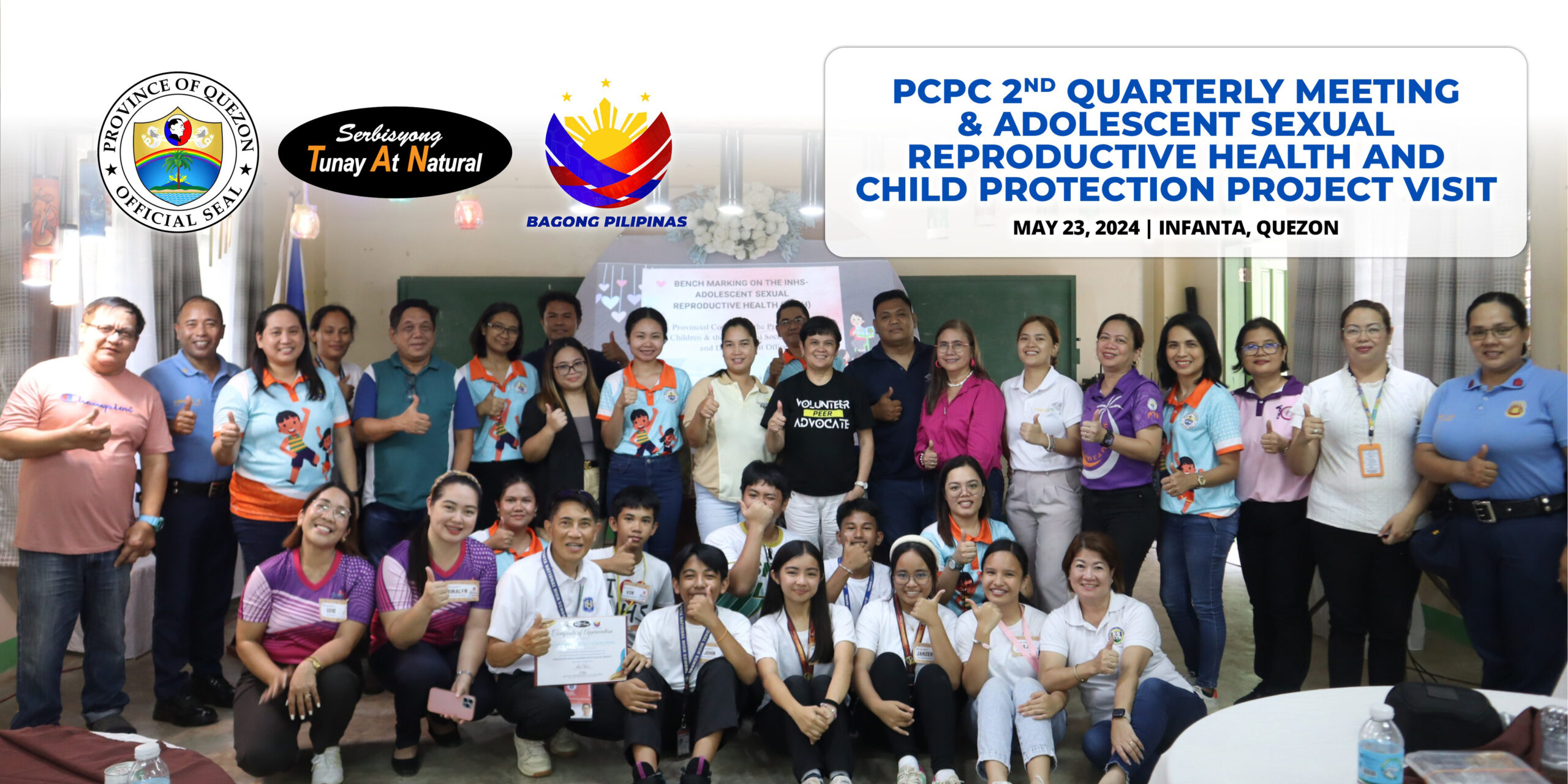 PCPC 2nd Quarterly Meeting & Adolescent Sexual Reproductive Health and Child Protection Project Visit | May 24, 2024