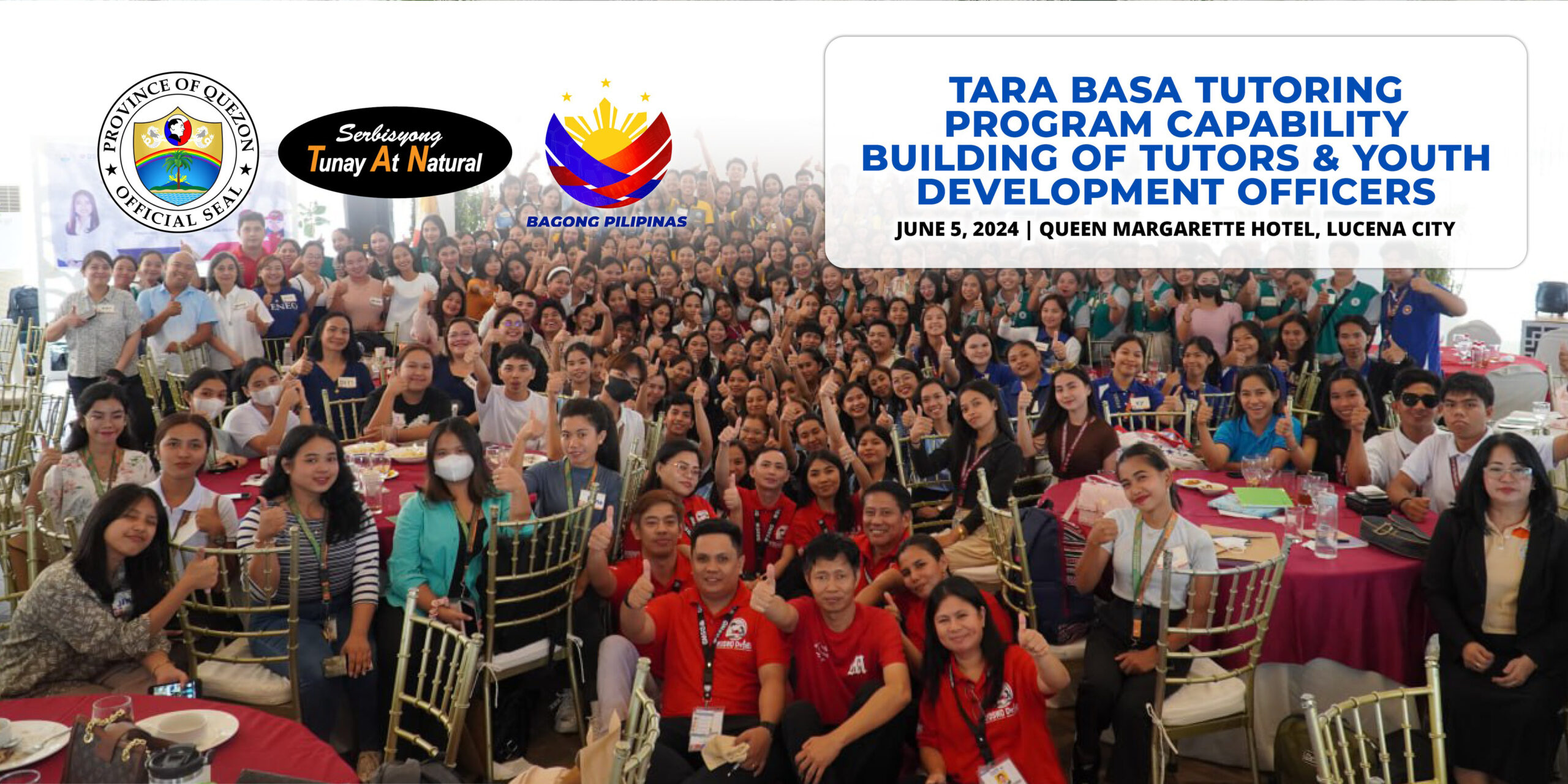 Tara Basa Tutoring Program Capability Building of Tutors & Youth Development Officers | June 5, 2024