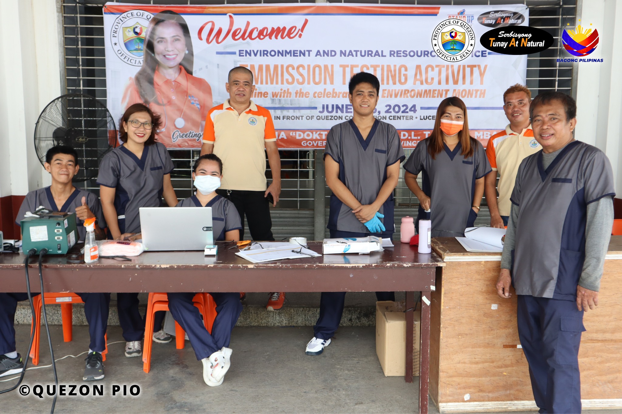 Kasabay ng pagdiriwang ng Environment Month, muling nagsagawa ng Emmission Testing Activity ang Provincial Goverment – Environment And Natural Resources Office (PG-ENRO) | June 6, 2024