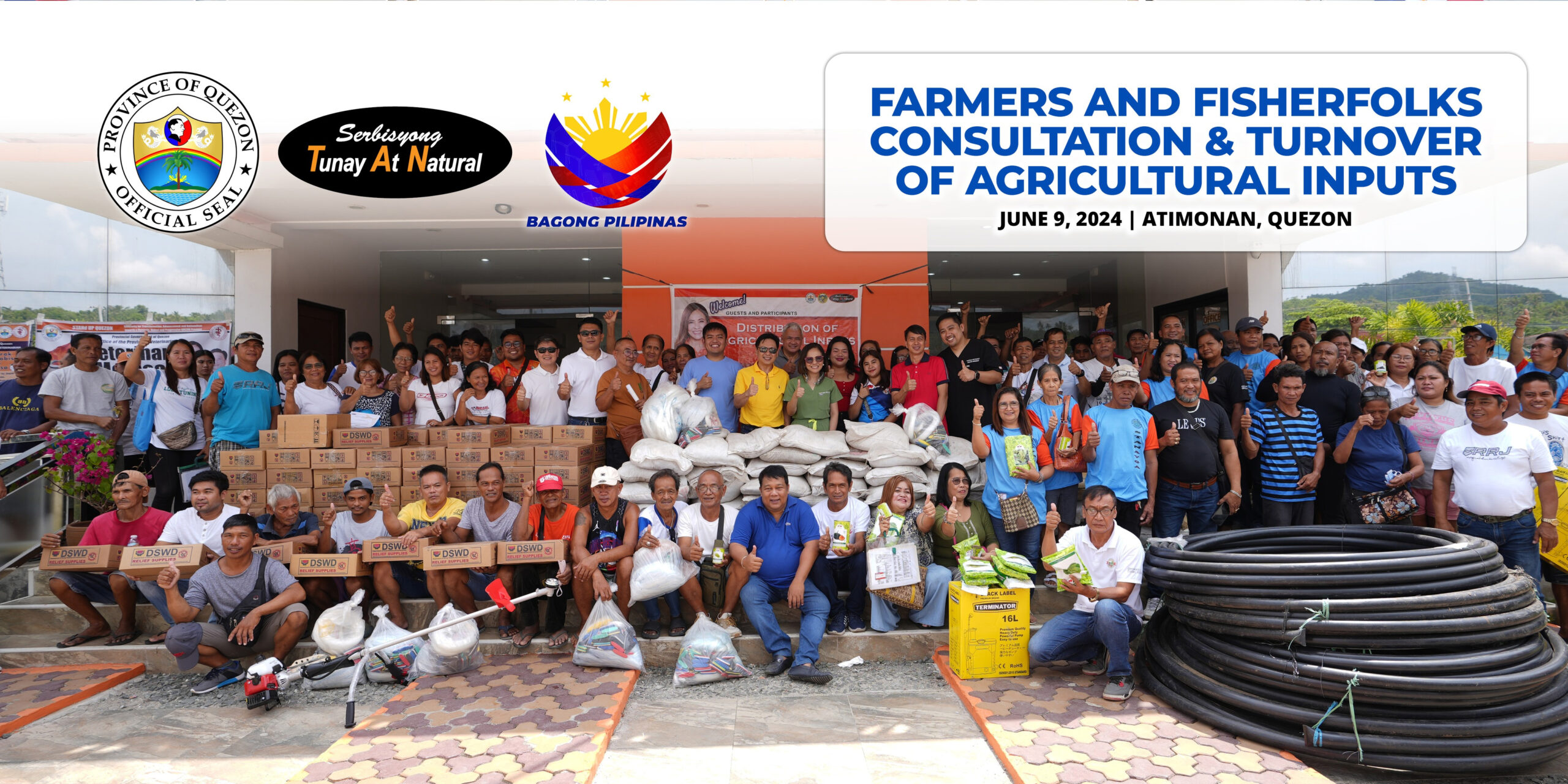 Farmers and Fisherfolks Consultation & Turnover of Agricultural Inputs | June 09, 2024