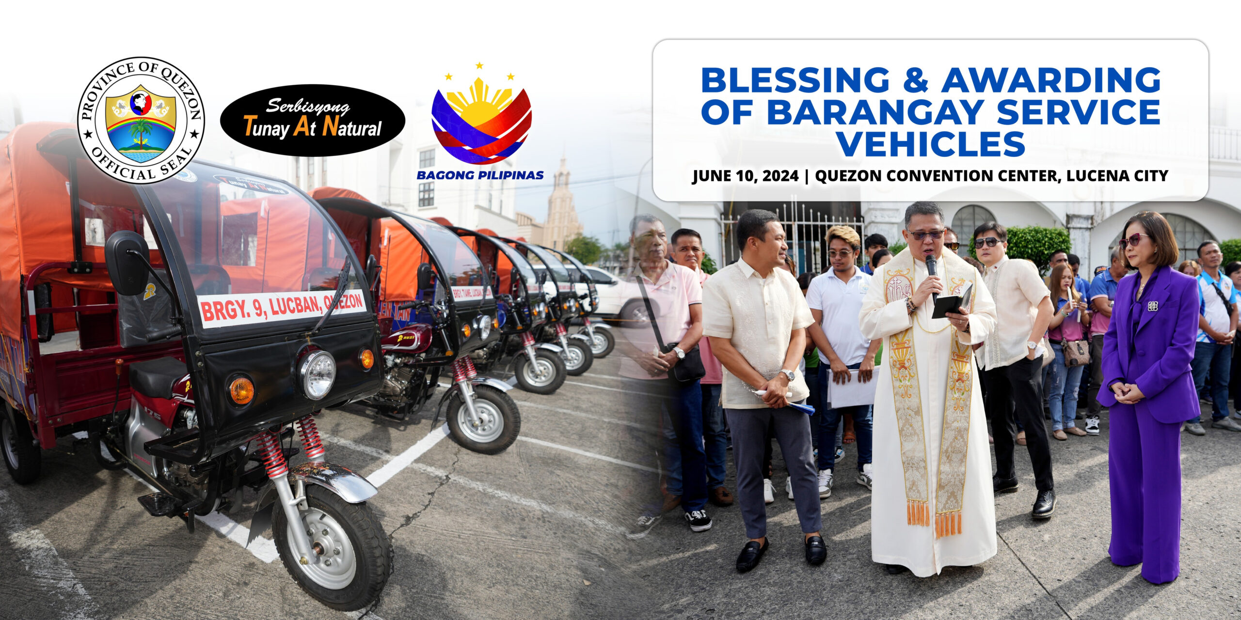 Blessing & Awarding of Barangay Service Vehicles | June 10, 2024