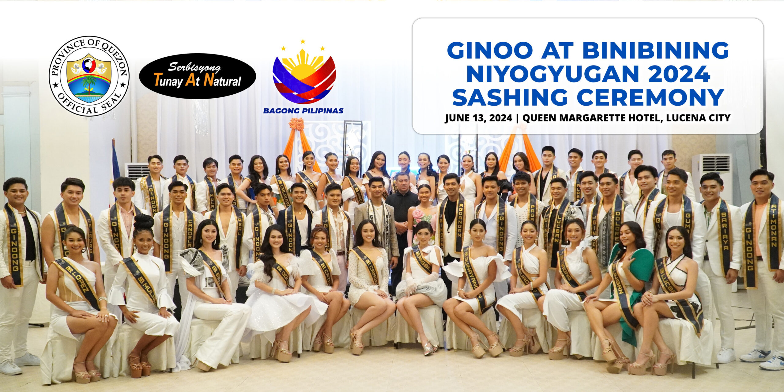 Ginoo at Binibining Niyogyugan 2024 Sashing Ceremony | June 13, 2024