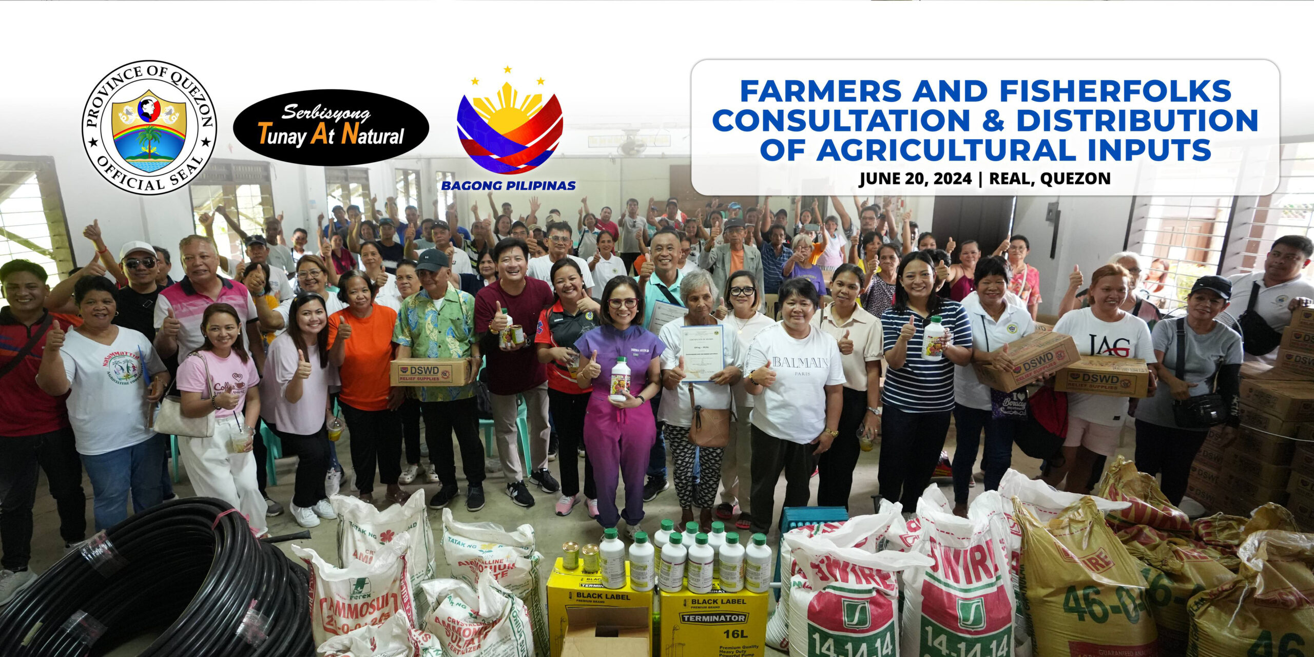 Farmers and Fisherfolks Consultation & Distribution of Agricultural Inputs | June 20, 2024