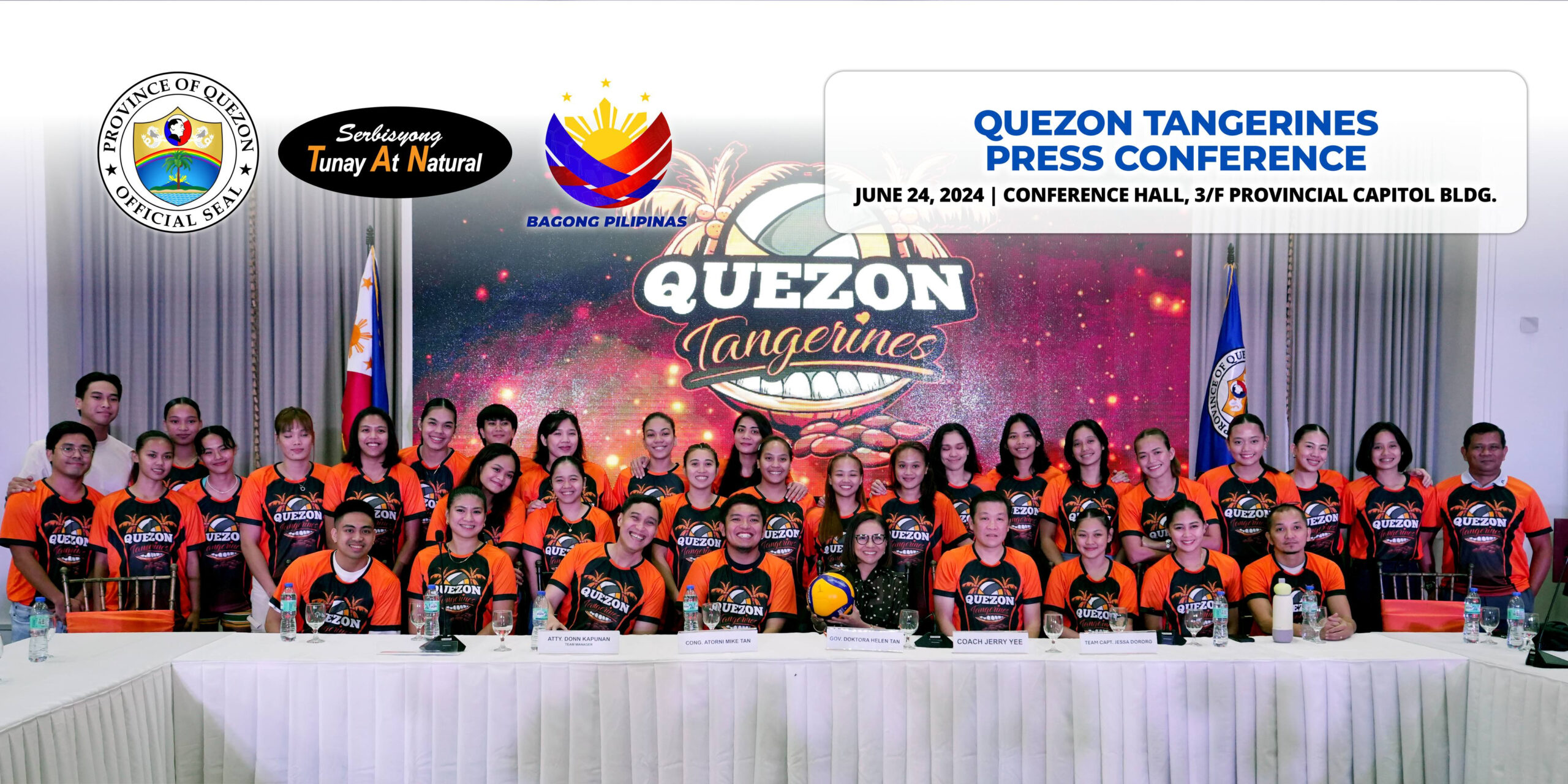 Quezon Tangerines Press Conference | June 24, 2024