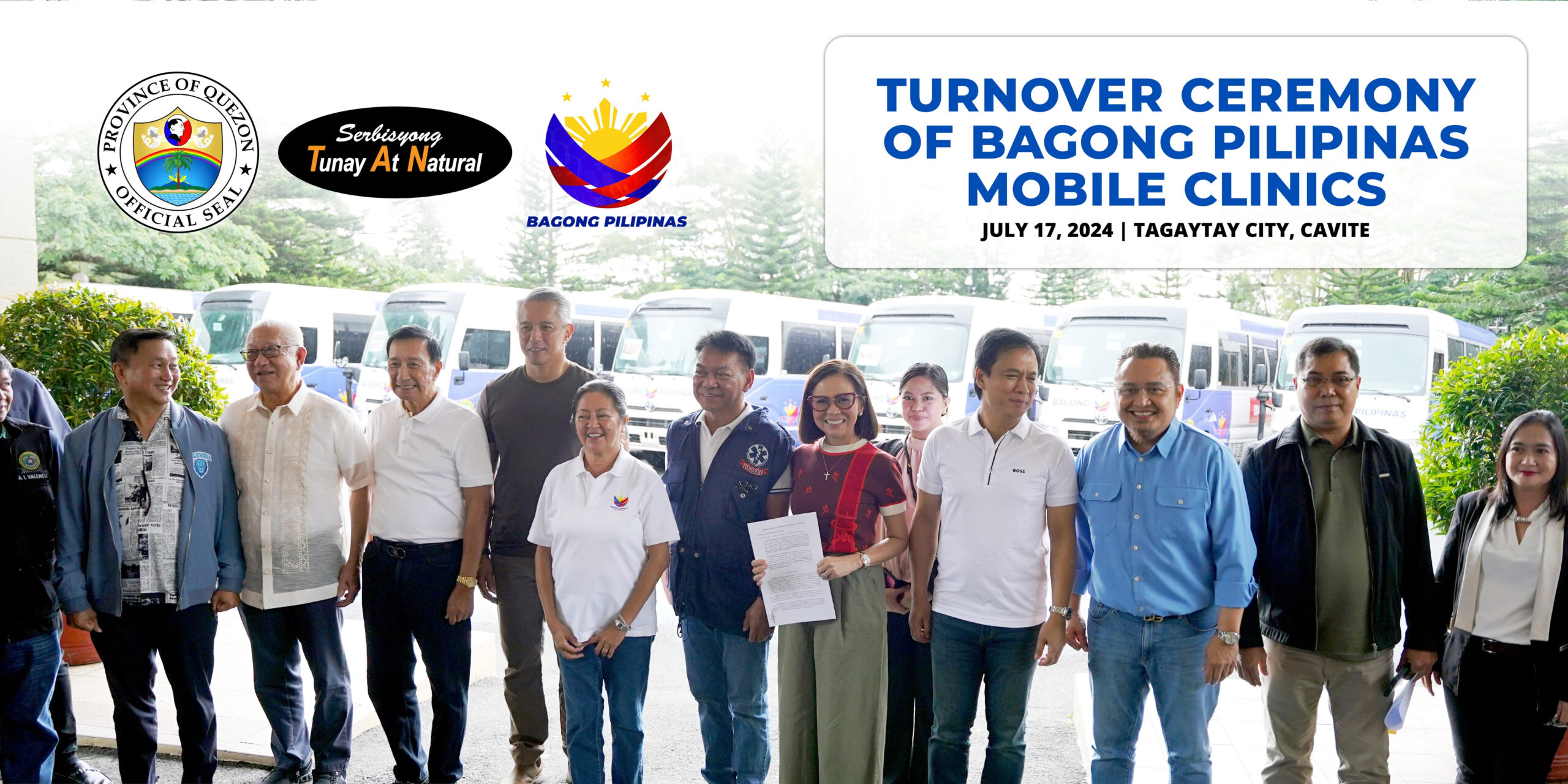 Turnover Ceremony of Bagong Pilipinas Mobiles Clinics | July 17, 2024