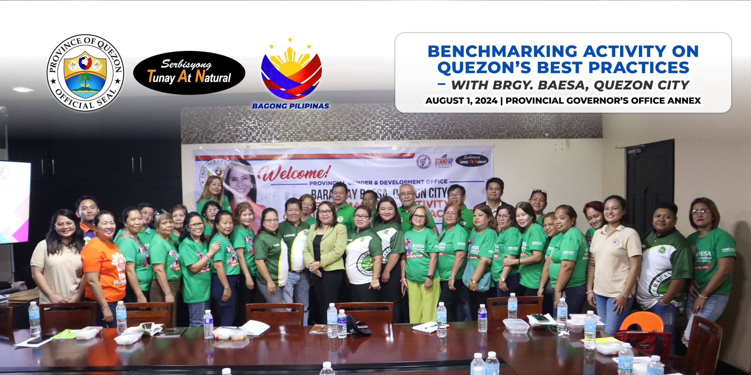 Benchmarking Activity on Quezon’s Best Practices – with Brgy. Baesa, Quezon City | August 01, 2024