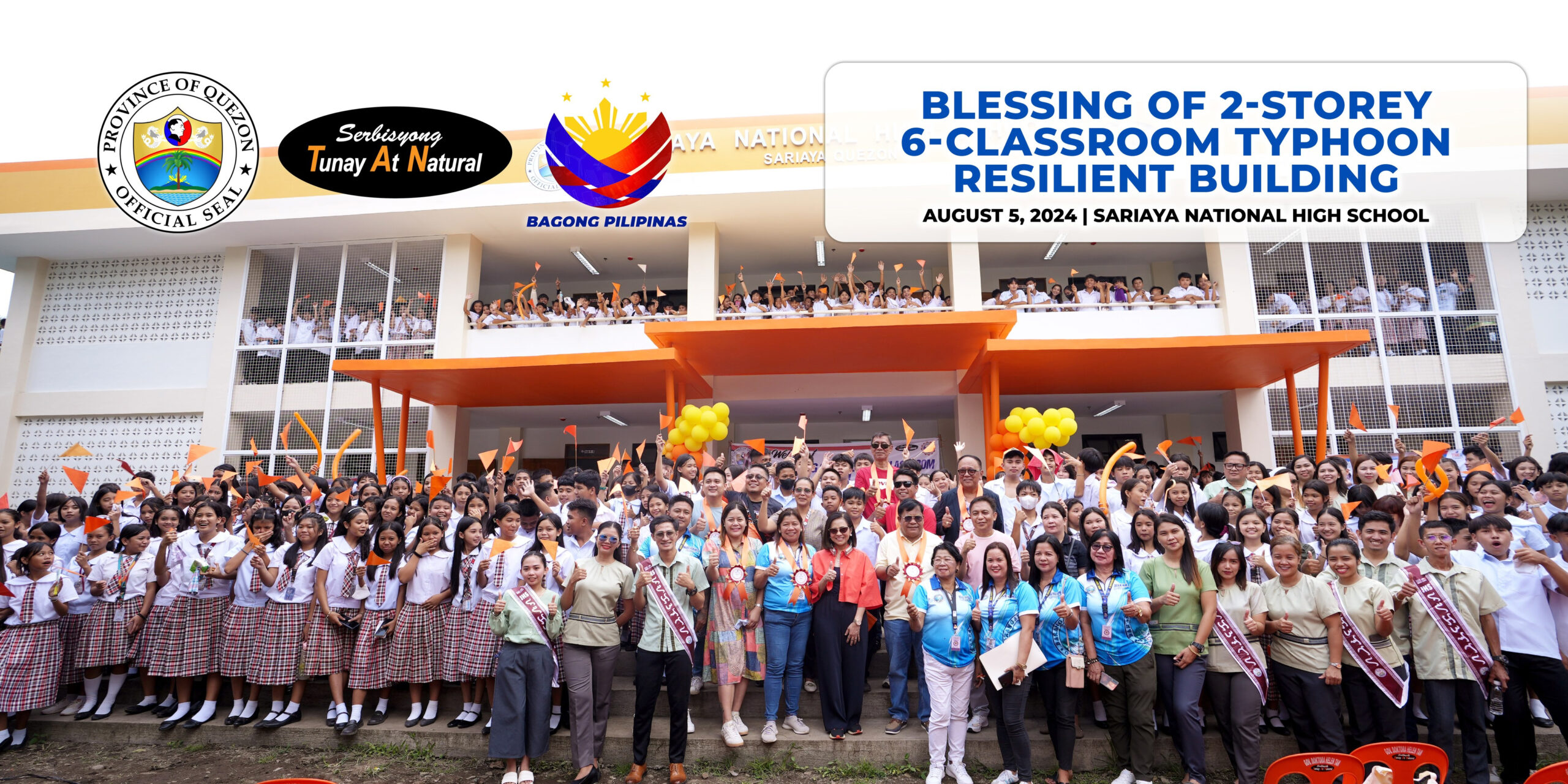 Blessing of 2-Storey 6-Classroom Typhoon Resilient Building | August 05, 2024