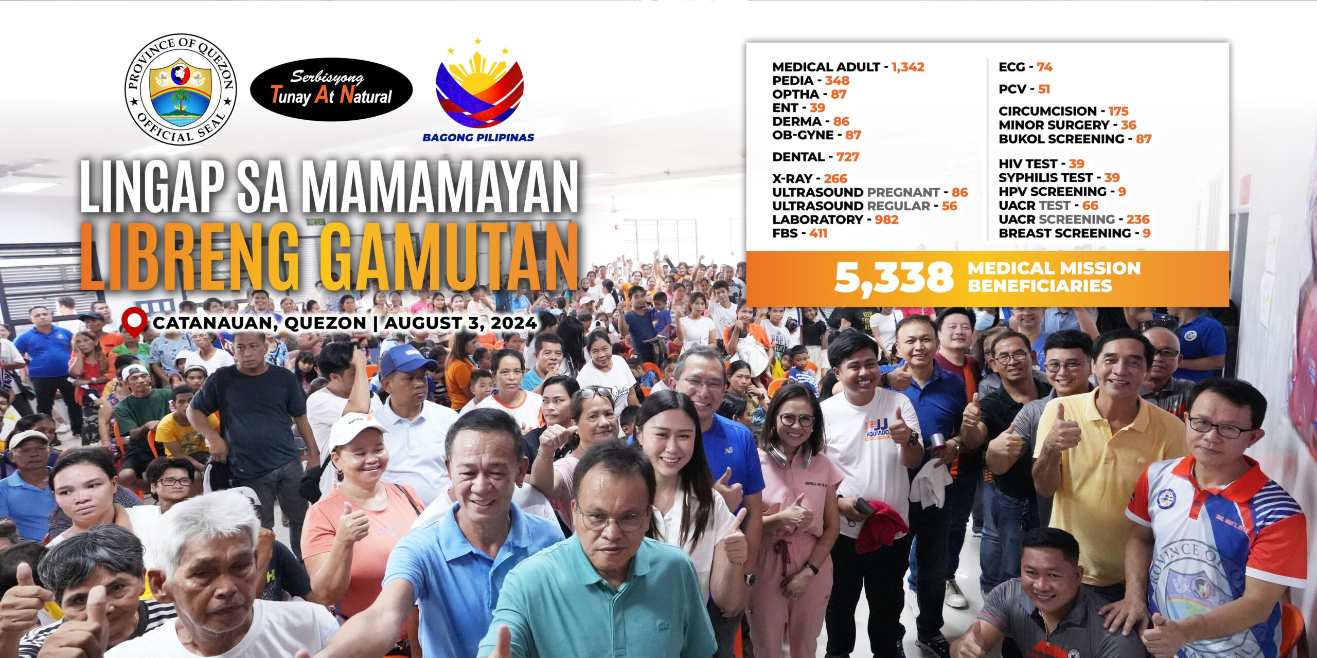 Lingap sa Mamamayan, Libreng Gamutan – Catanauan, Quezon | August 03, 2024