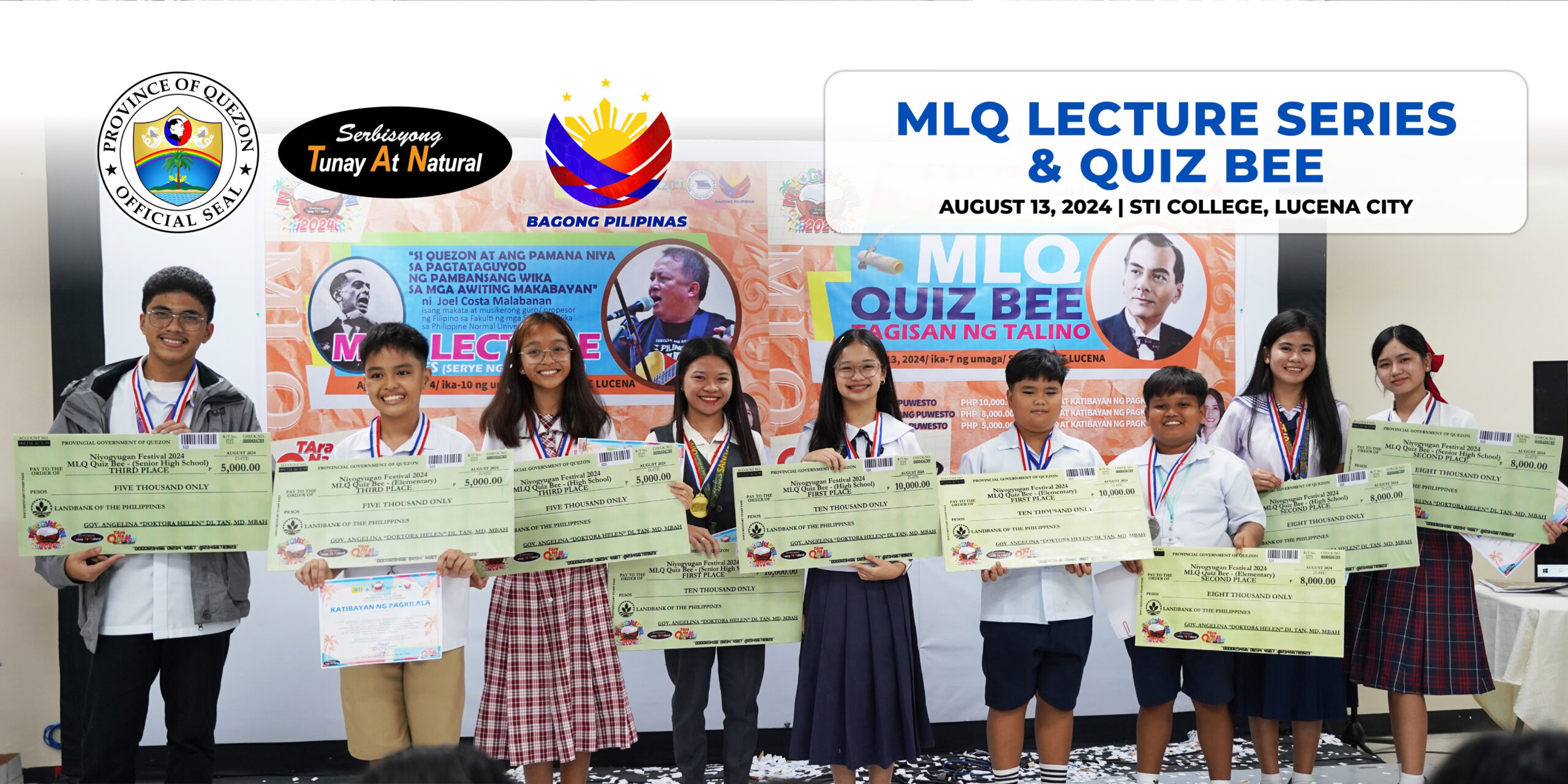 MLQ Lecture Series & Quiz Bee | August 13, 2024