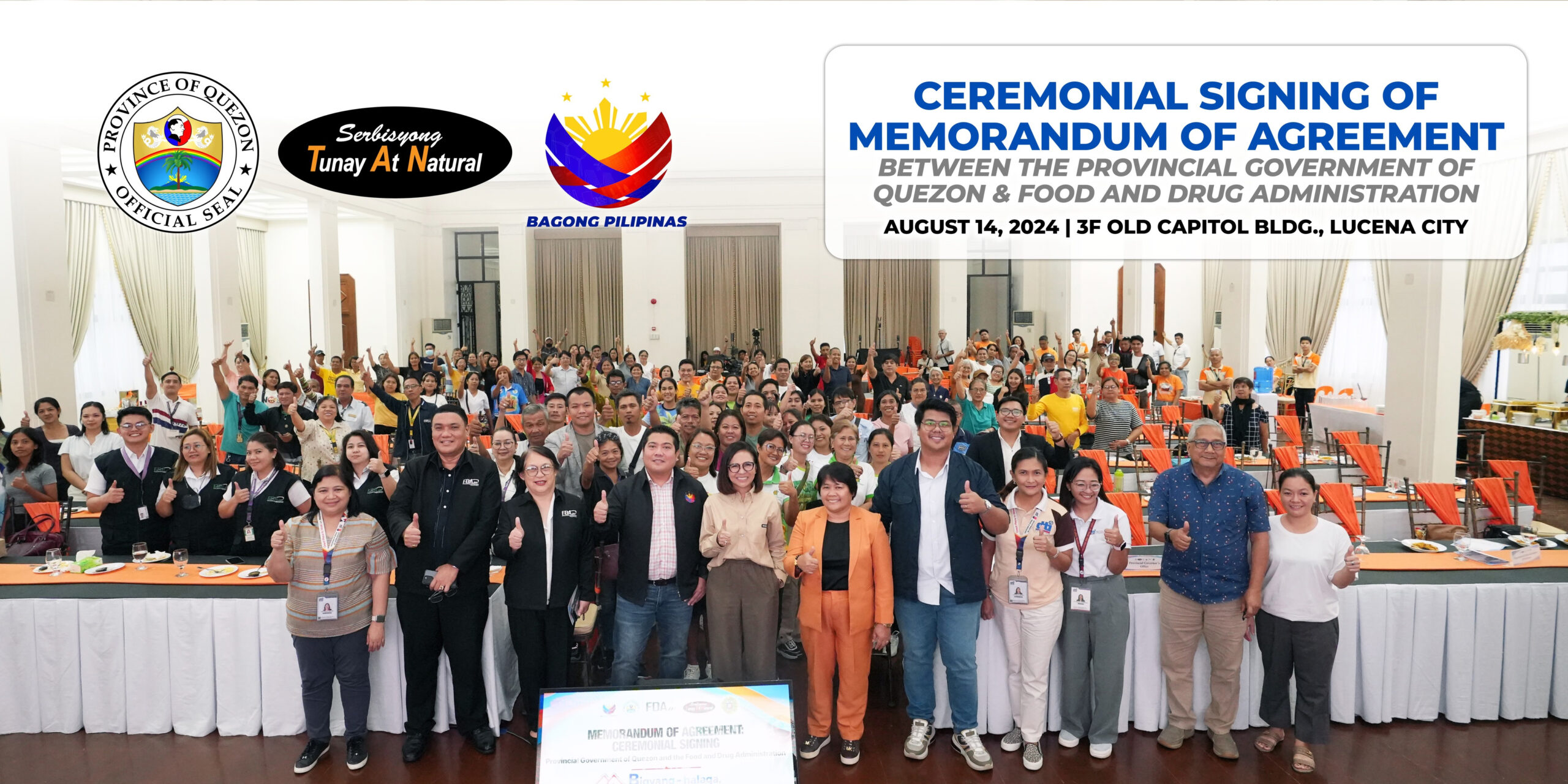 Ceremonial Signing of Memorandum of Agreement | August 14, 2024