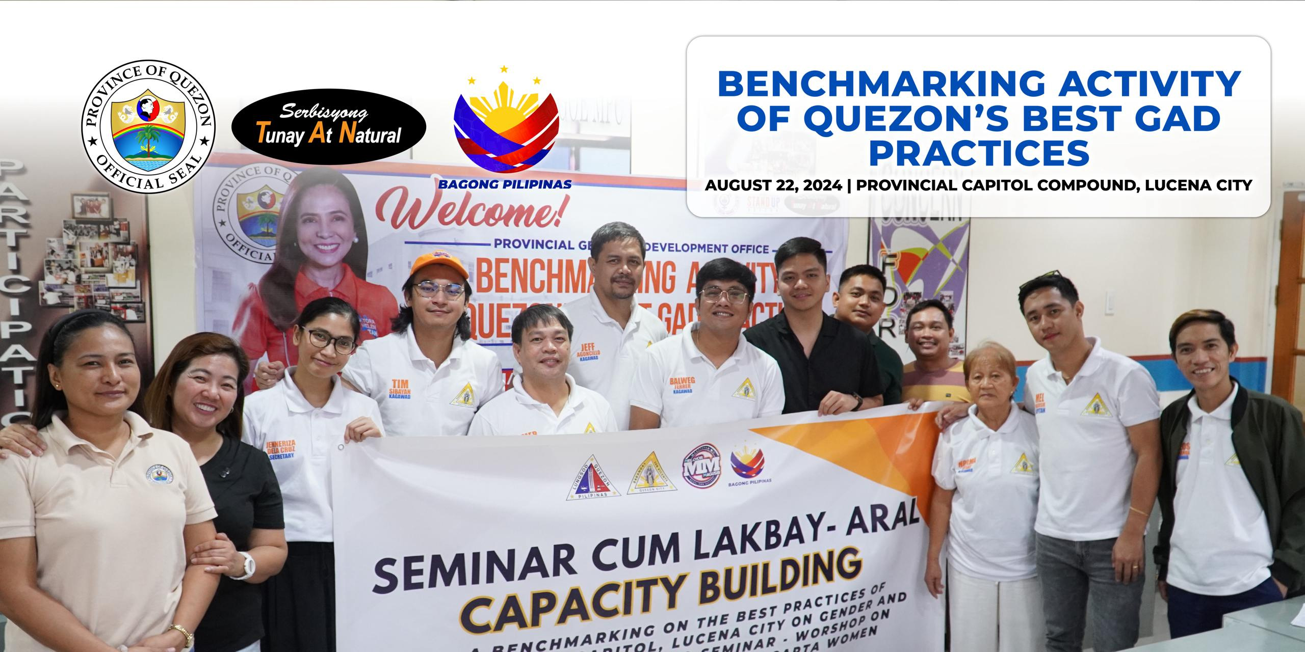 Benchmarking Activity of Quezon’s Best GAD Practices | August 22, 2024