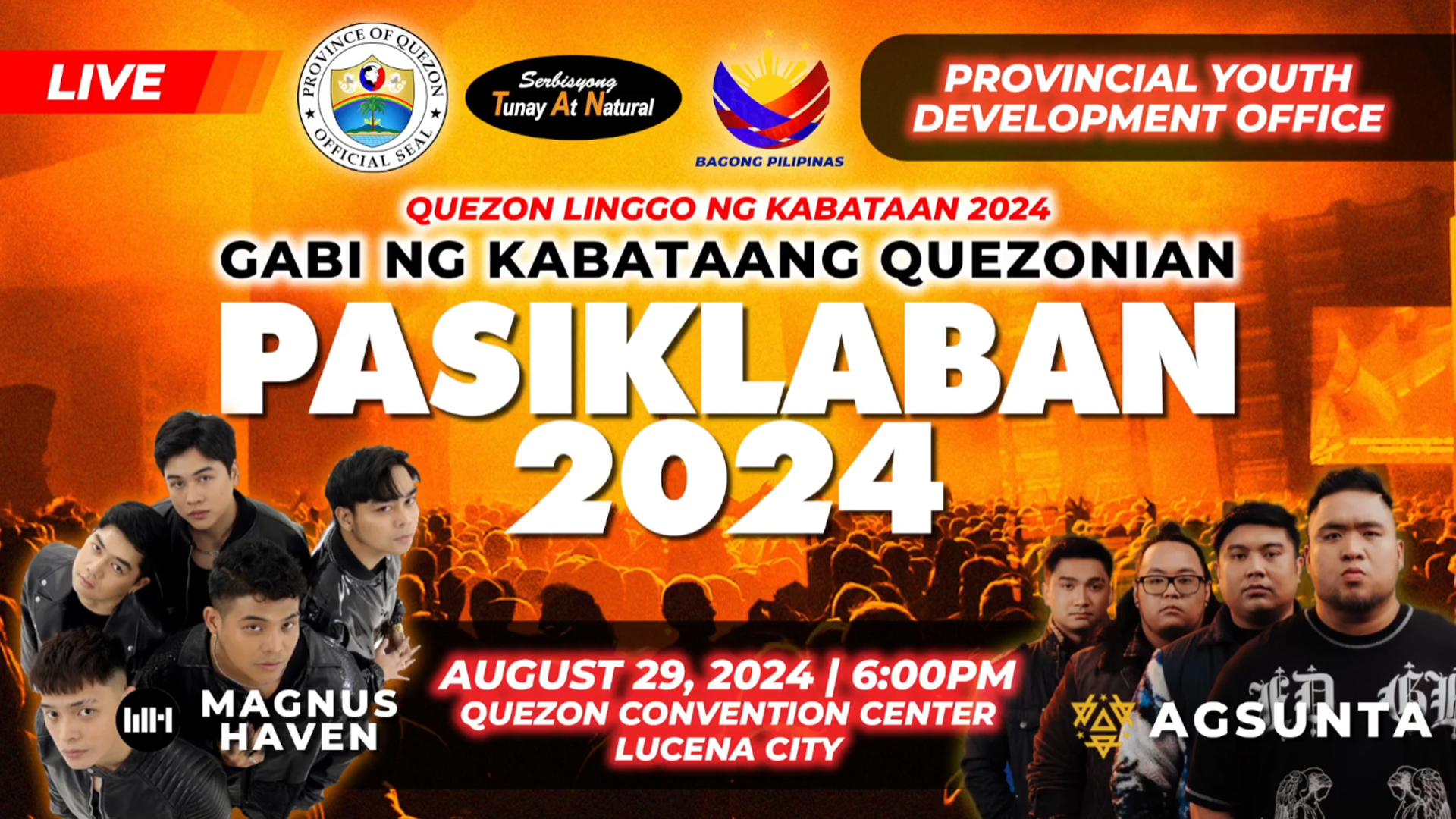 Pasiklaban at Gabi ng Kabataang Quezonian 2024 | August 29, 2024