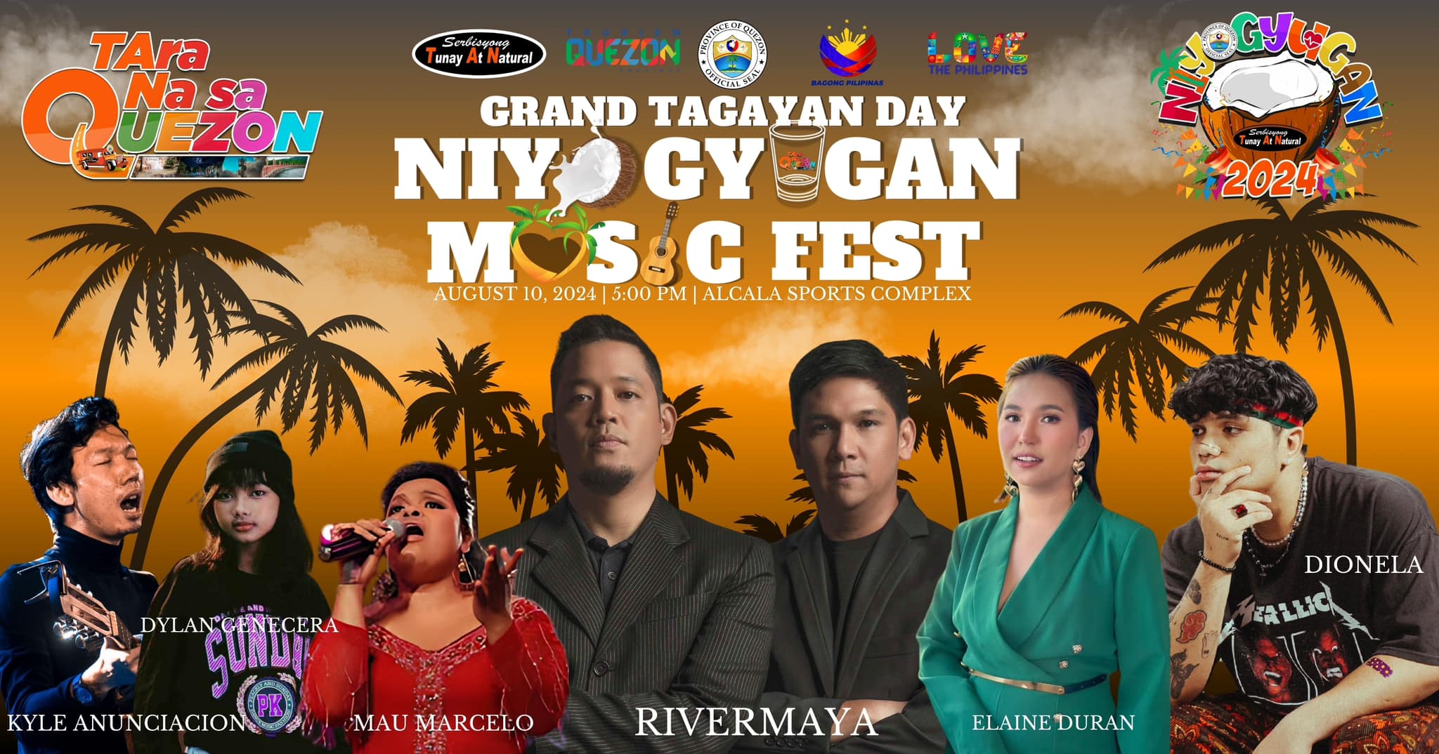 Grand Tagayan Day Niyogyugan Music Fest | August 10, 2024