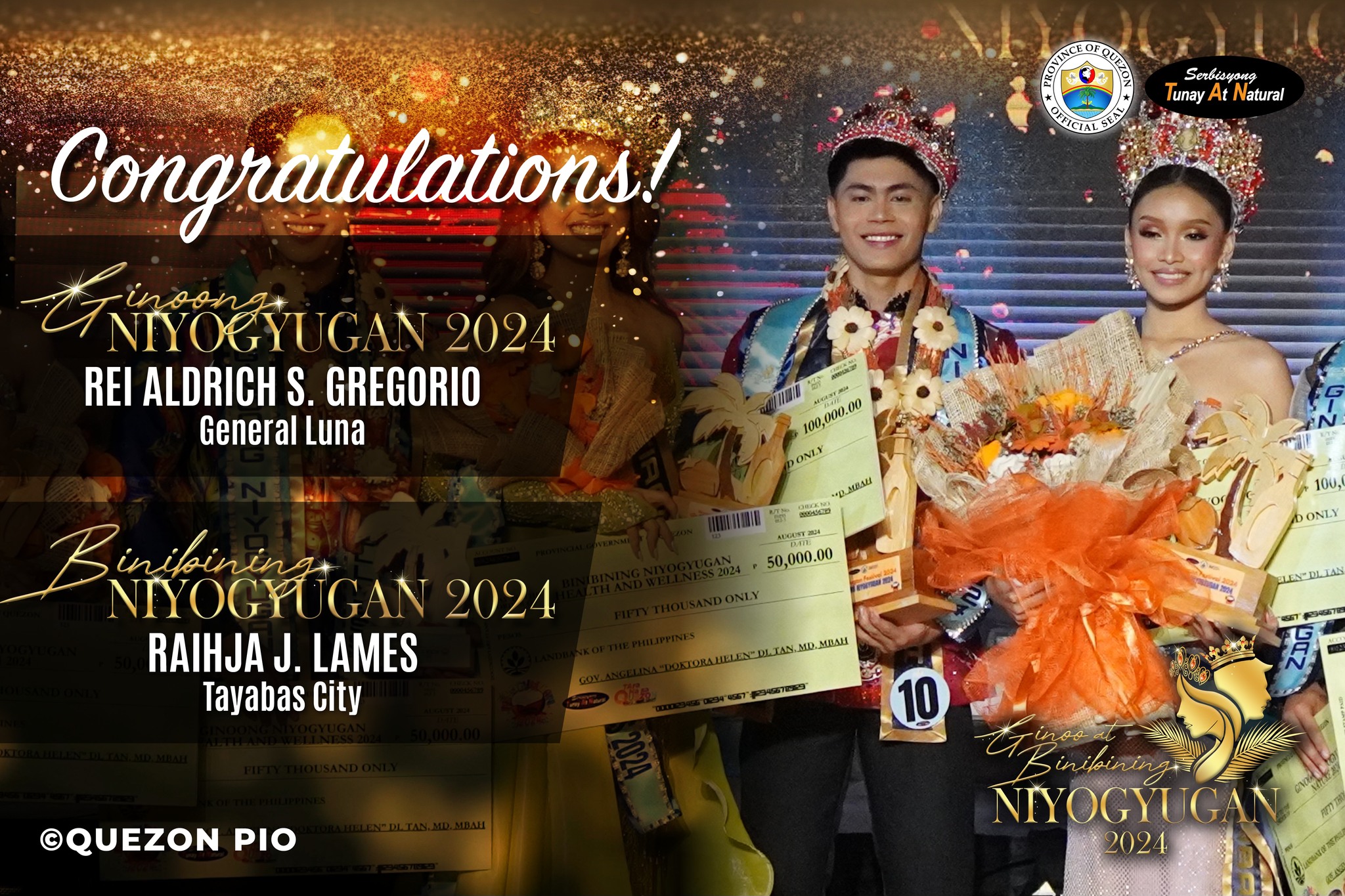 CONGRATULATIONS! Ginoong & Binibining Niyogyugan 2024 | August 9, 2024