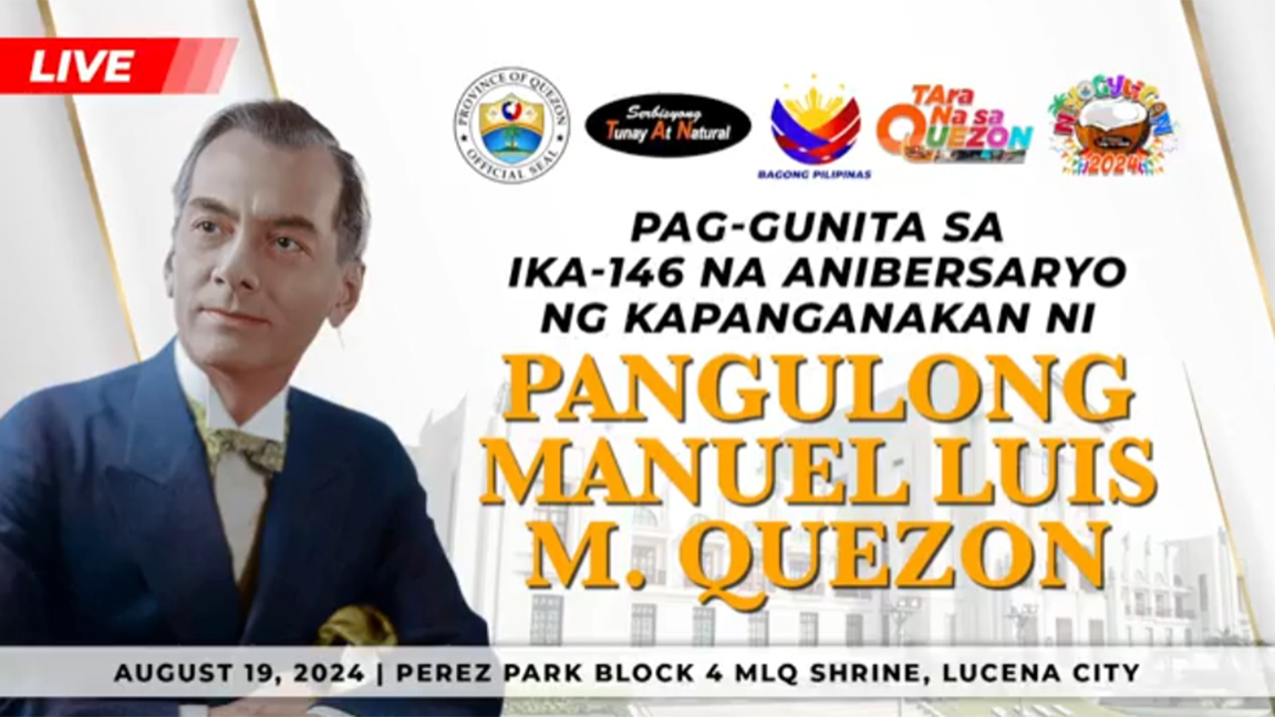 Pag-gunita sa Ika-146 na Anibersaryo ng Kapanganakan ni Pangulong Manuel Luis M. Quezon | August 19, 2024