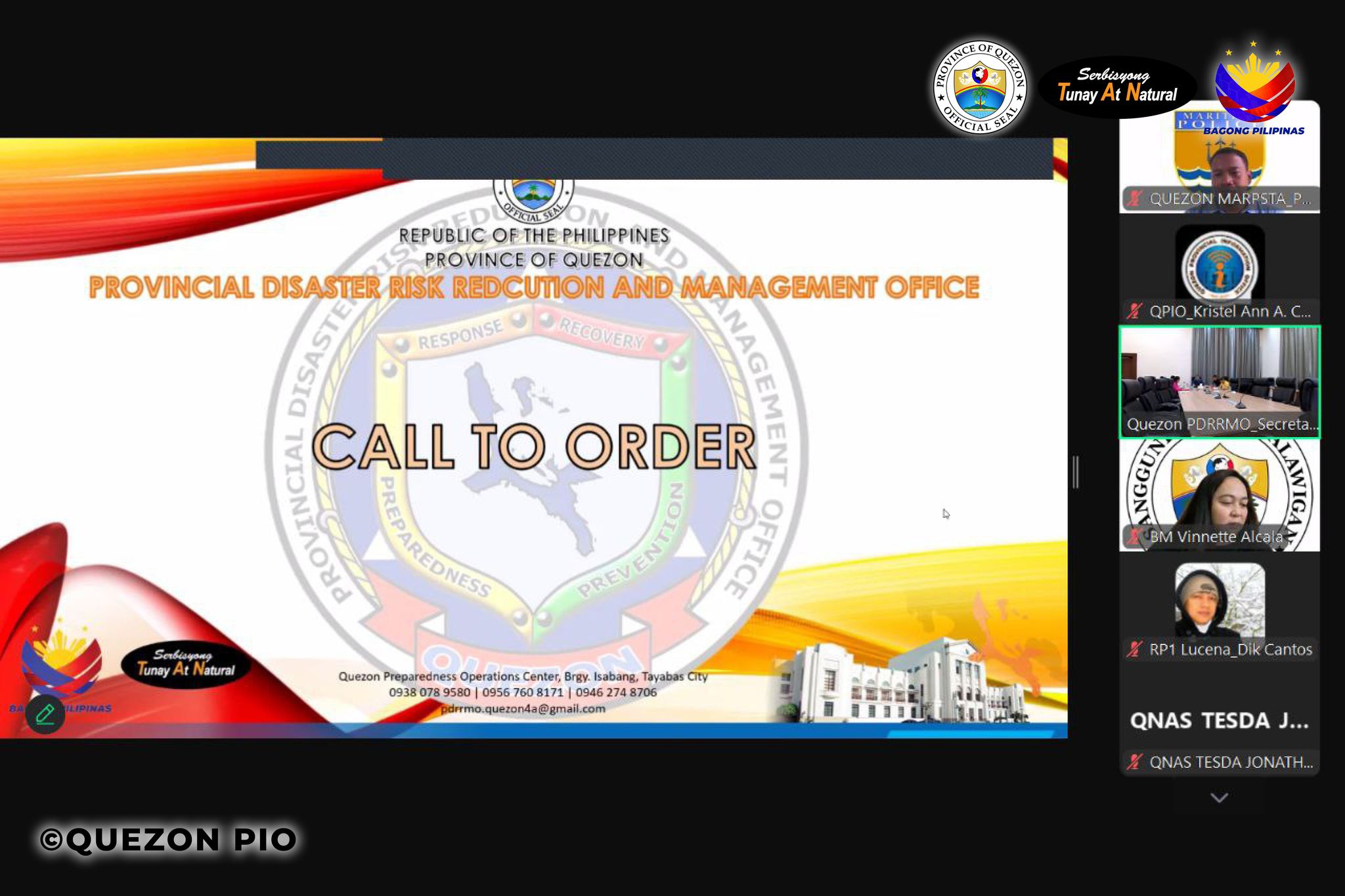 PDRRMO Call to Order | August 30, 2024