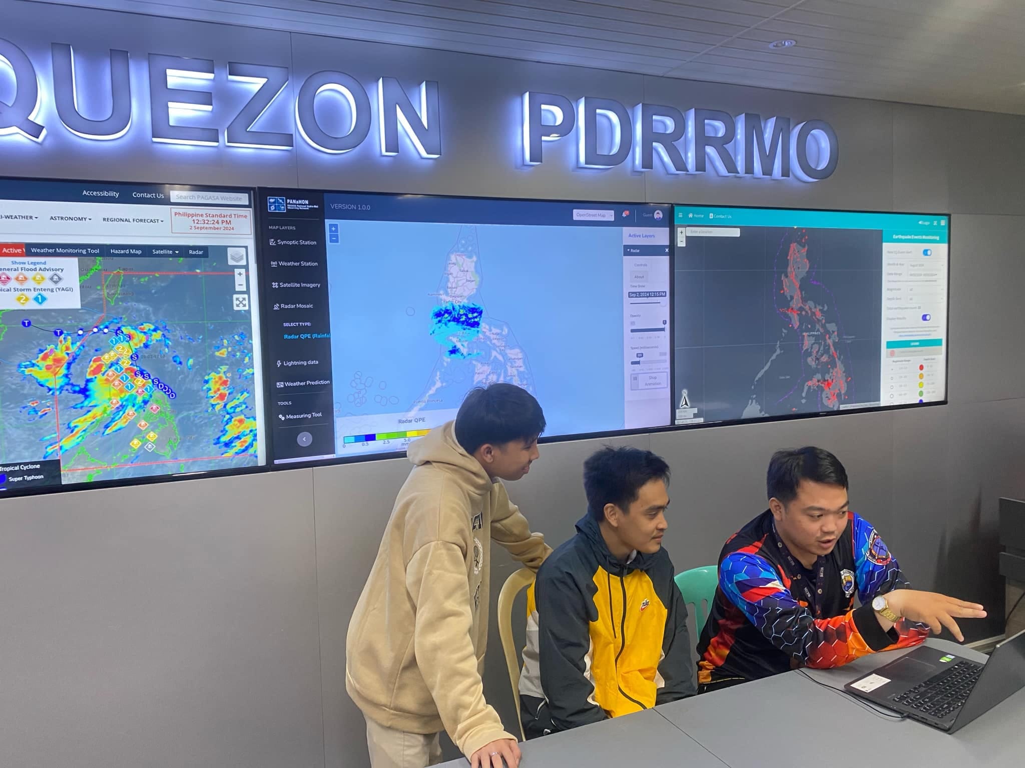 PDRRMC Quezon EOC – TS “ENTENG” OPERATIONS | September 02, 2024