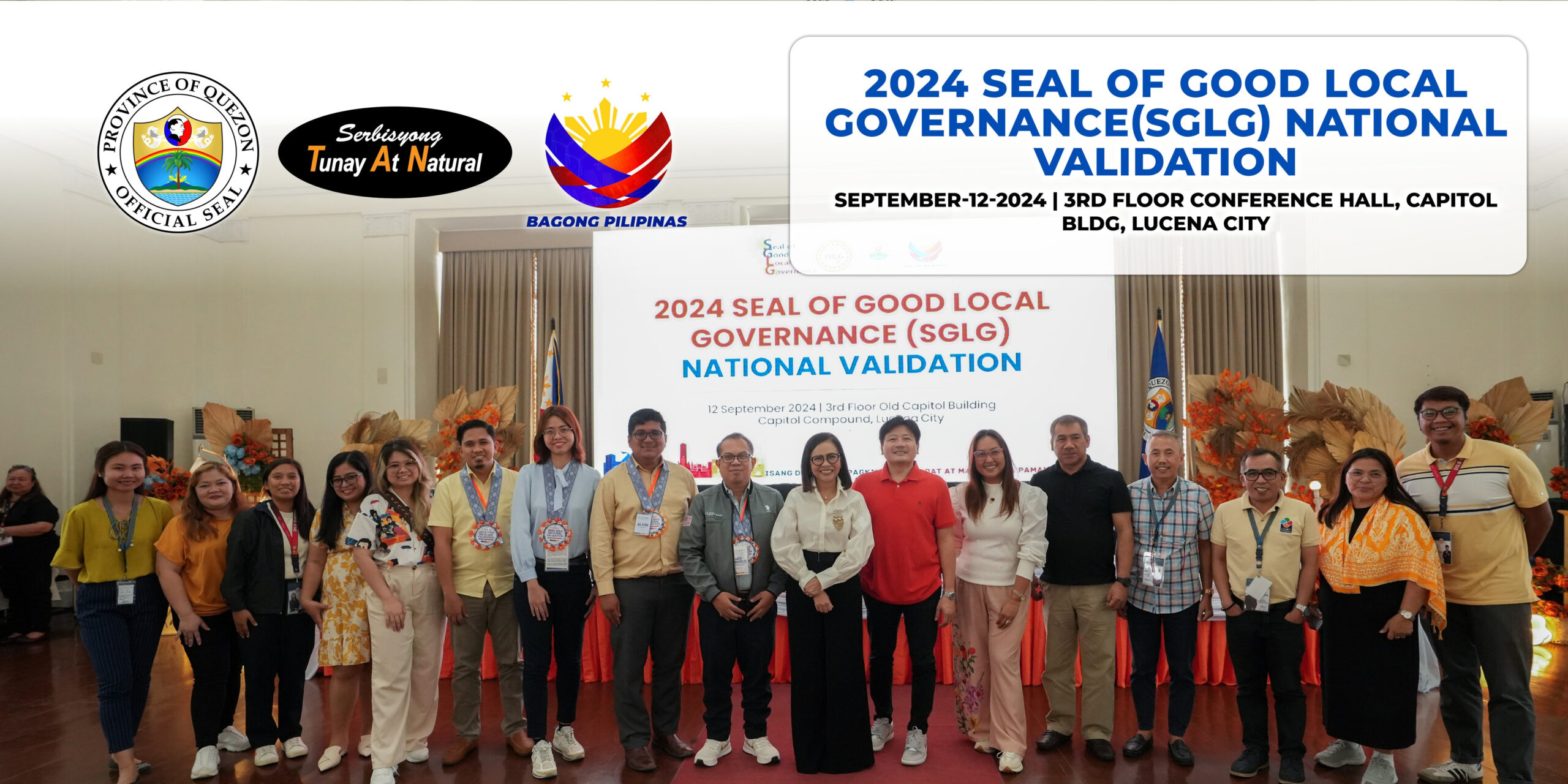 2024 Seal of Good Local Governance (SGLG) National Validation | September 12, 2024