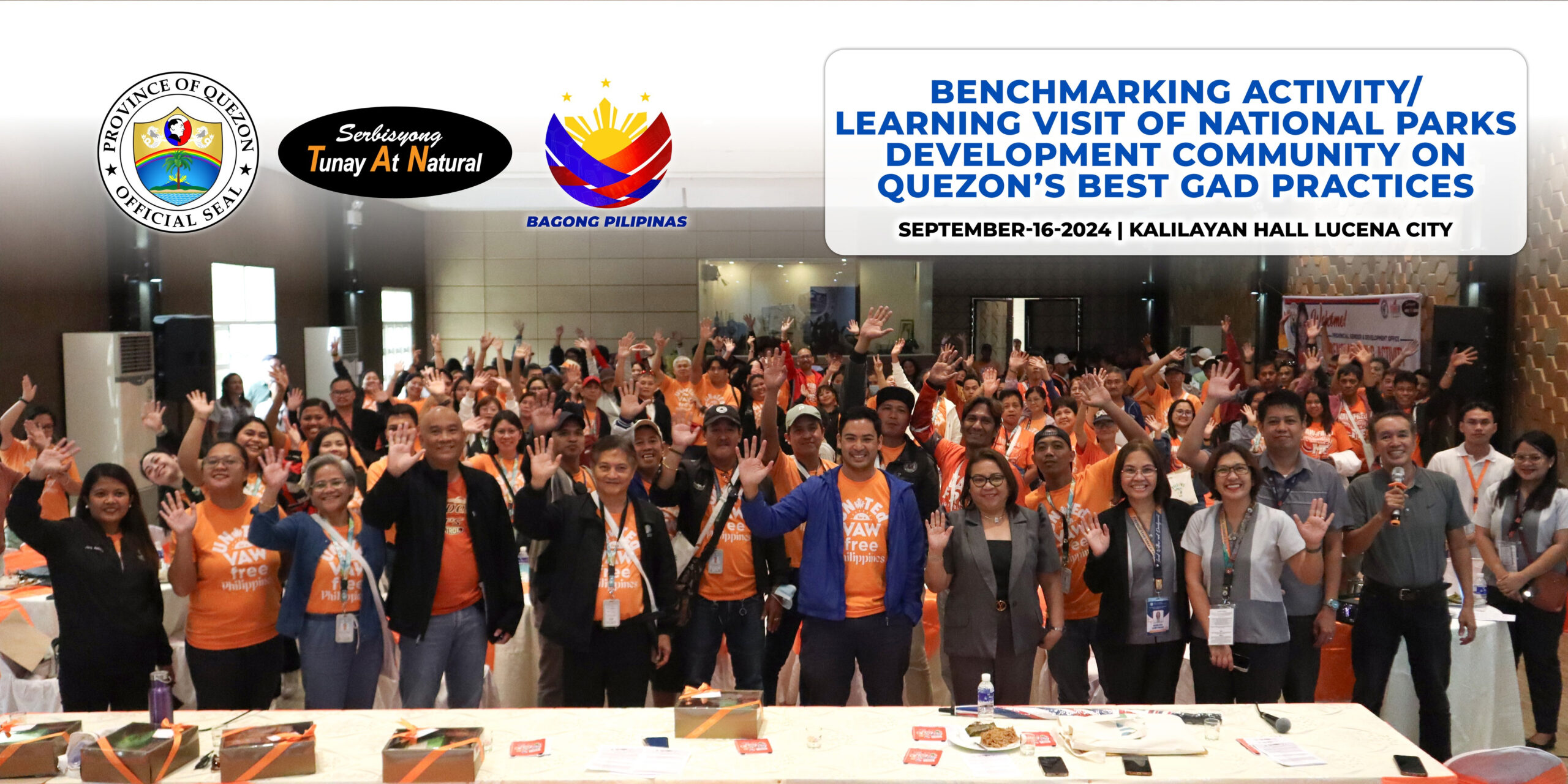 Benchmarking Activity/Learning Visit of National Parks Development Community on Quezon’s Best GAD Practices | September 16, 2024