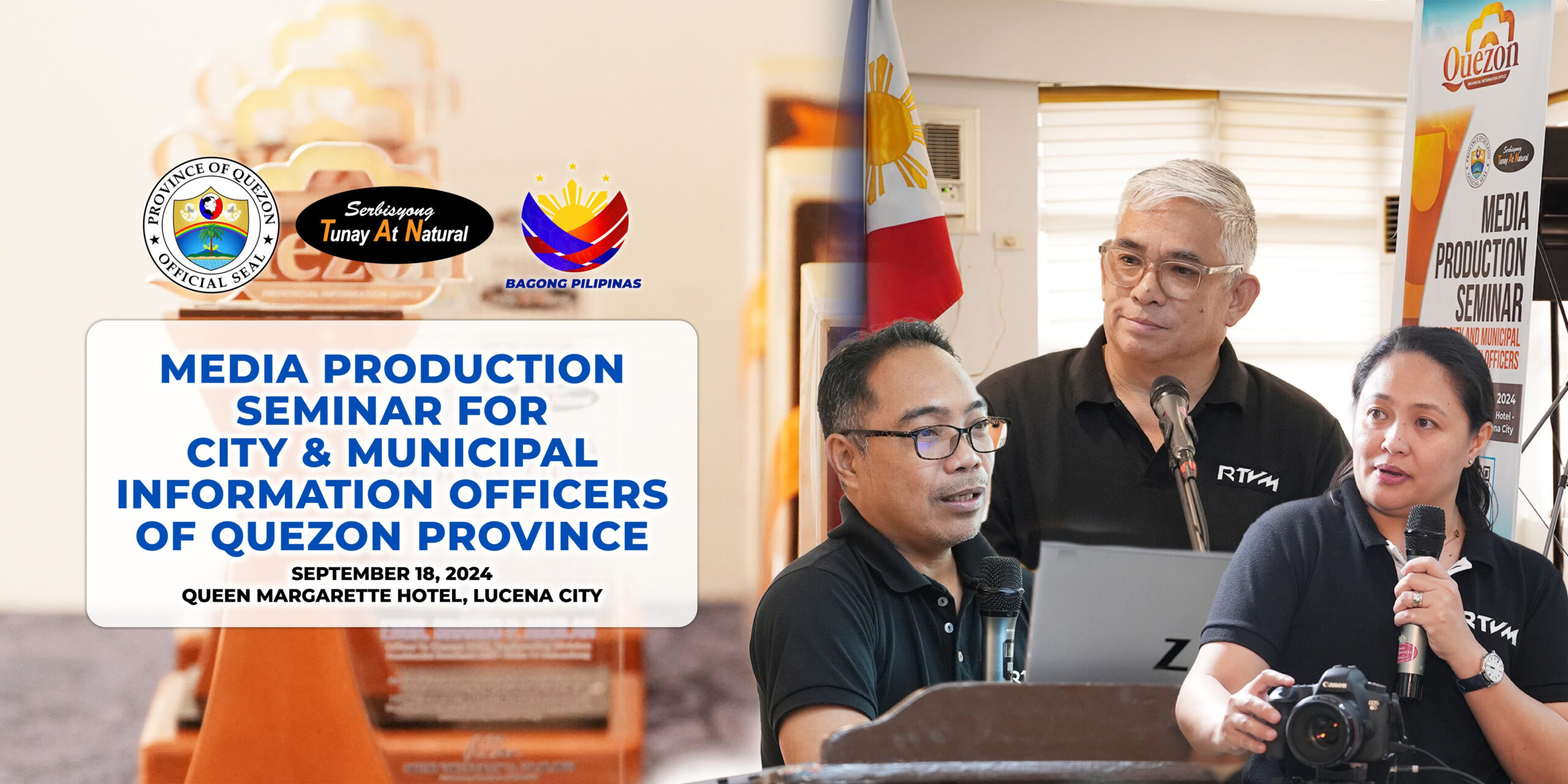 Media Production Seminar for City & Municipal Information Officers of Quezon Province | September 18, 2024