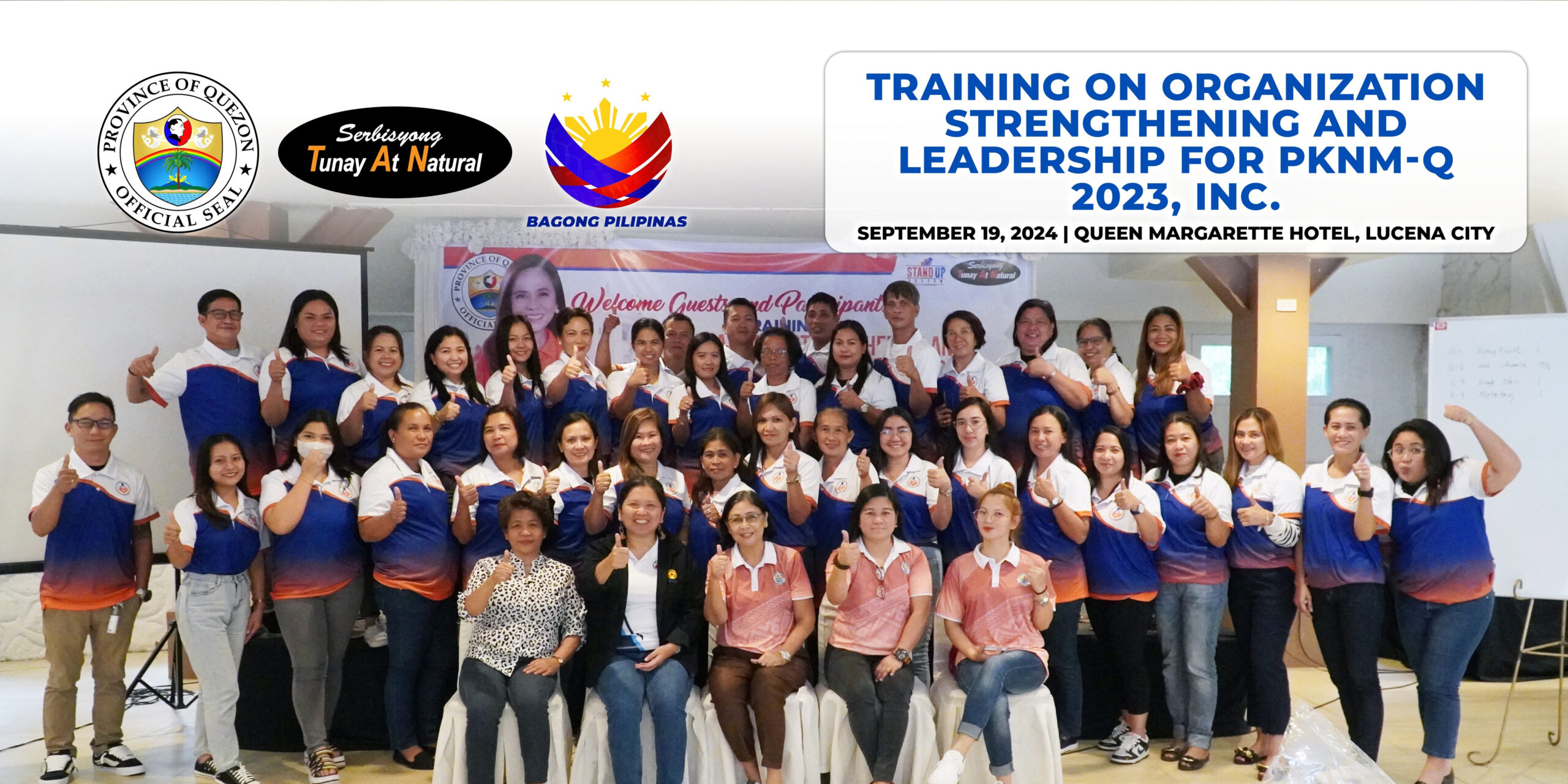 Training on Organization Strengthening and Leardership for PKNM-Q 2023, Inc. | September 19, 2024