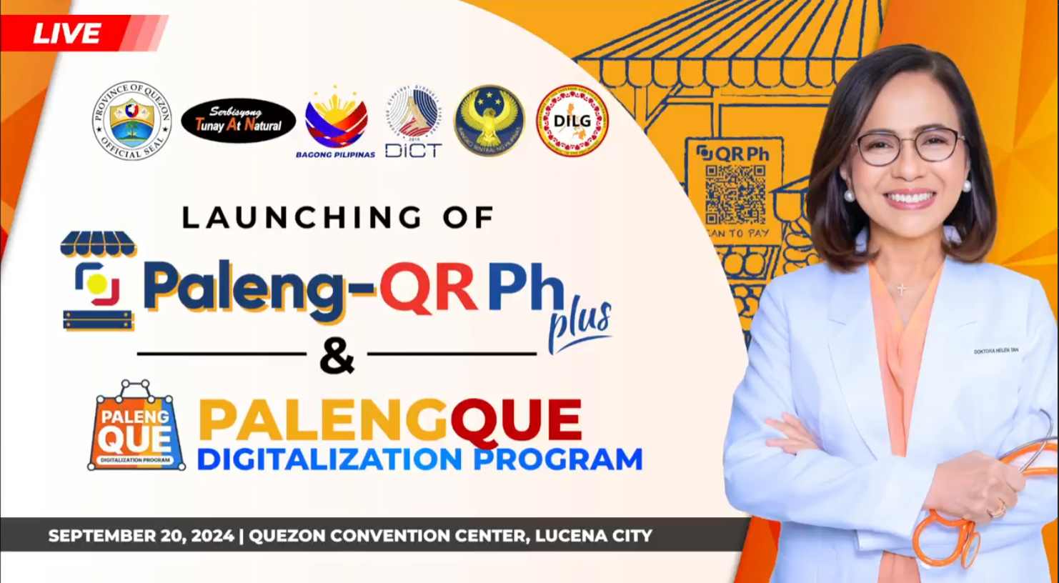 Lauching of Paleng-QR Ph plus & PALENGQUE Digitalization Program | September 20, 2024