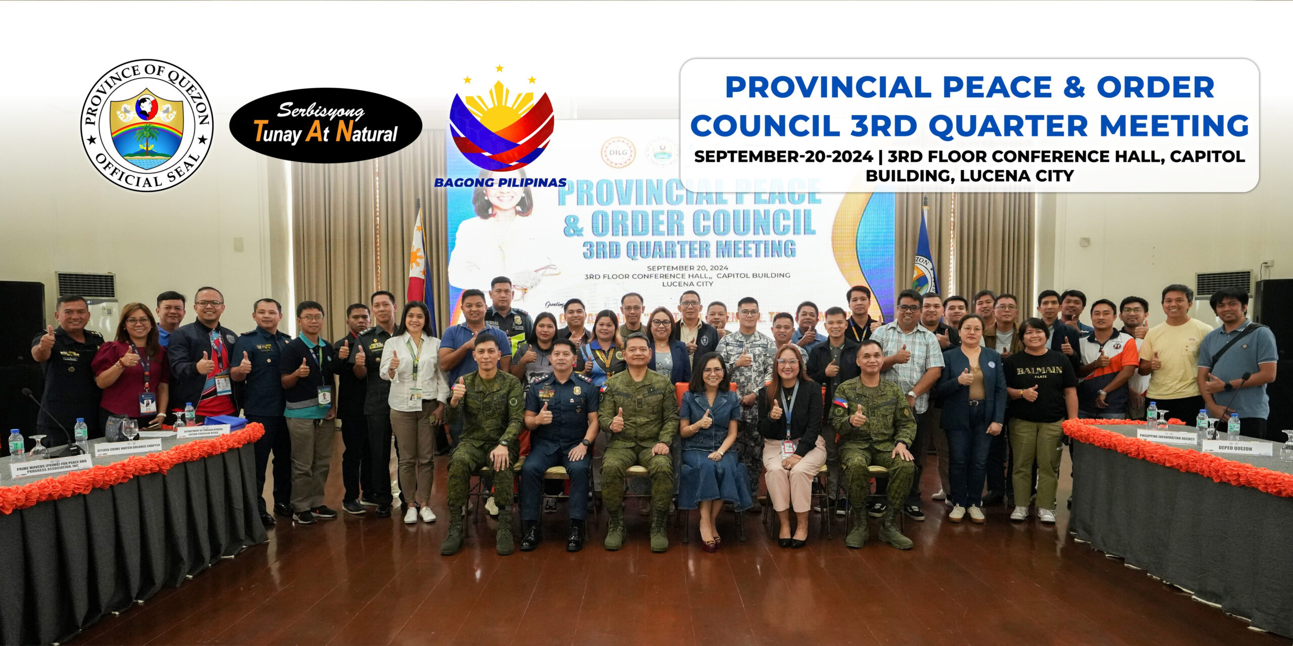 Provincial Peace & Order Council 3rd Quarter Meeting | September 20, 2024