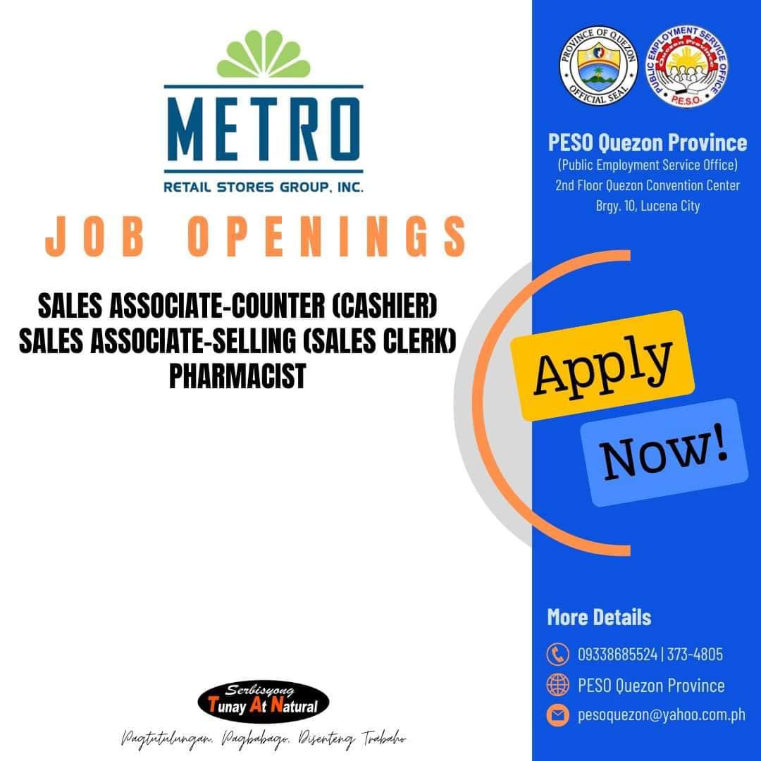 Metro Retail Stores Group, Inc. Job Openings