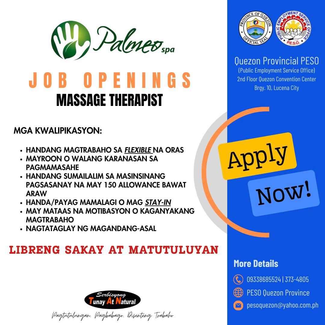 Palmeo Spa Job Openings