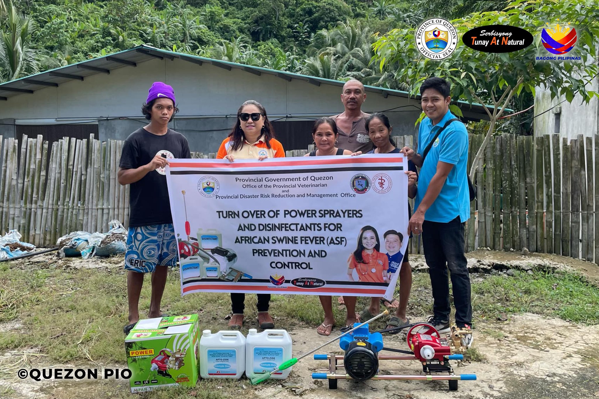 Turn-over of Power Sprayers and Disinfectants for African Swine Fever (ASF) Prevention and Control | August 28-September 11, 2024