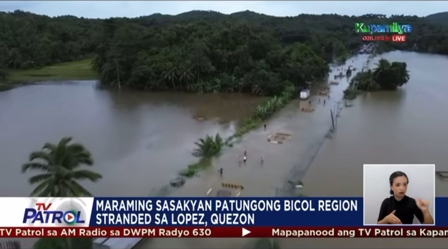 ANG KALAGAYAN NG ILANG BAYAN SA LALAWIGAN NG QUEZON DULOT NG PANANALASA NG BAGYONG KRISTINE