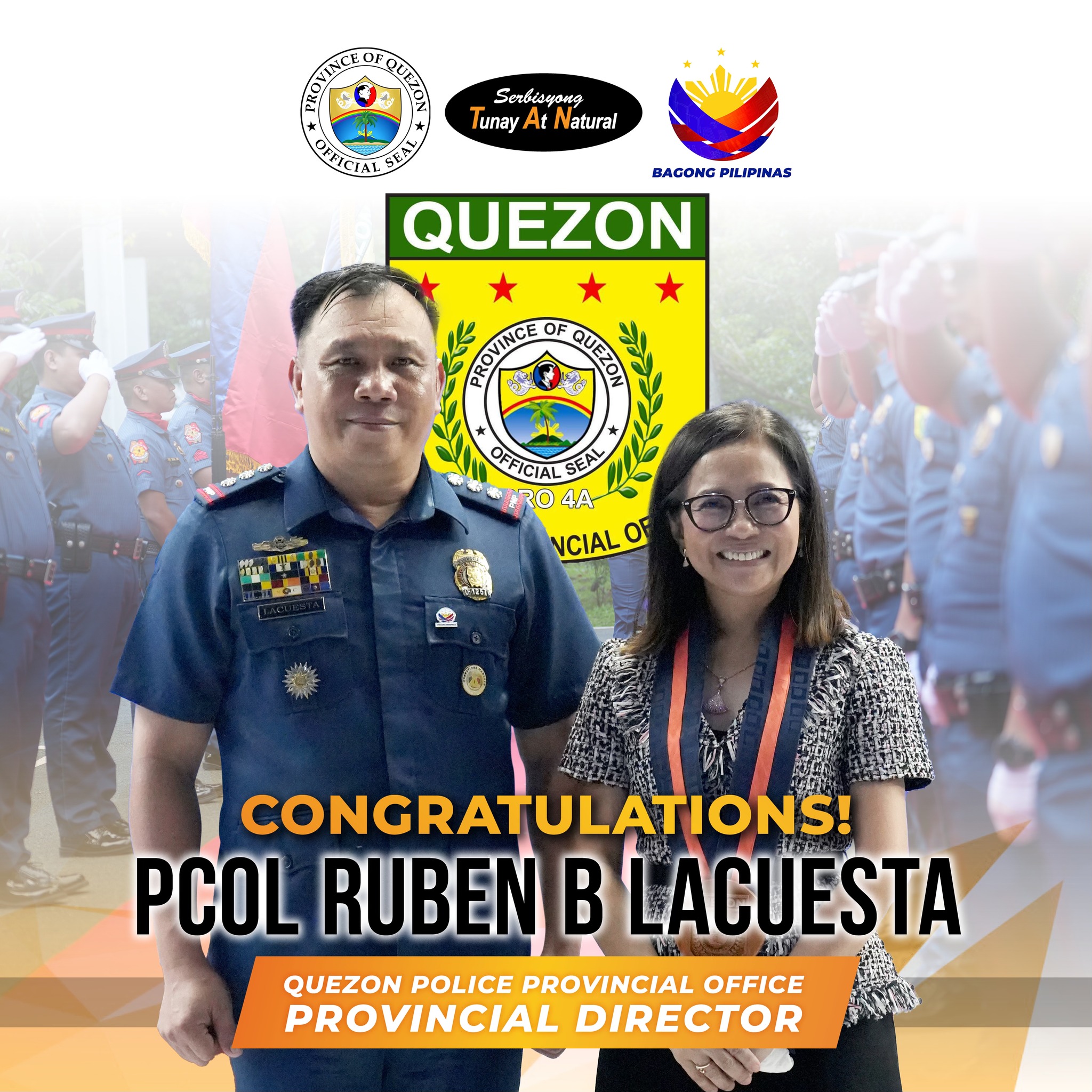 Congratulations PCOL Ruben B. Lacuesta!