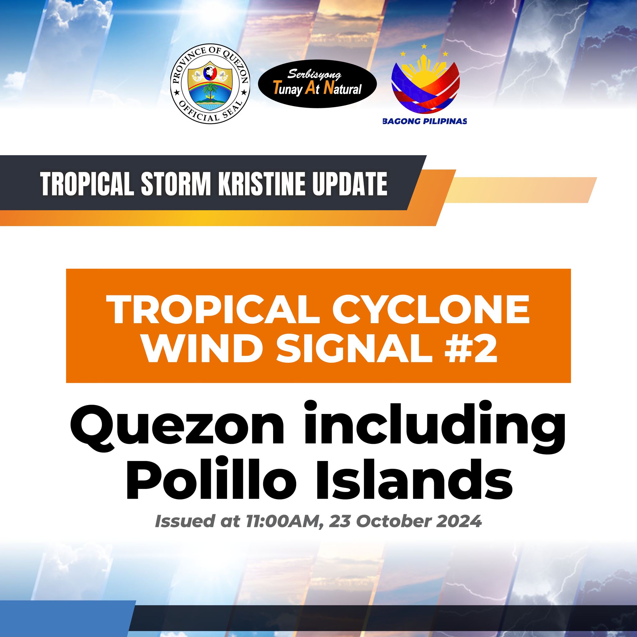 Tropical Cyclone Wind Signal No. 2