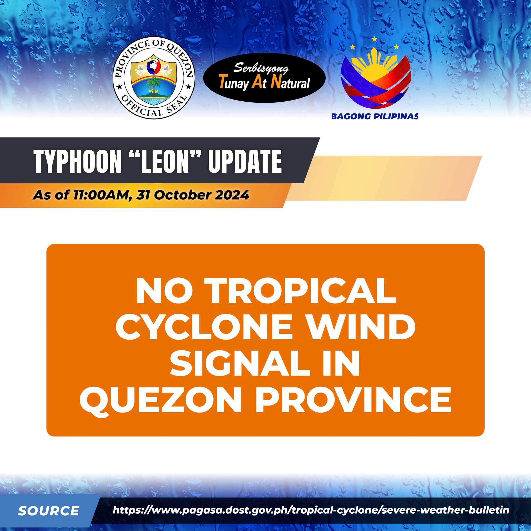 Tropical Cyclone Bulletin #23 | October 31, 2024