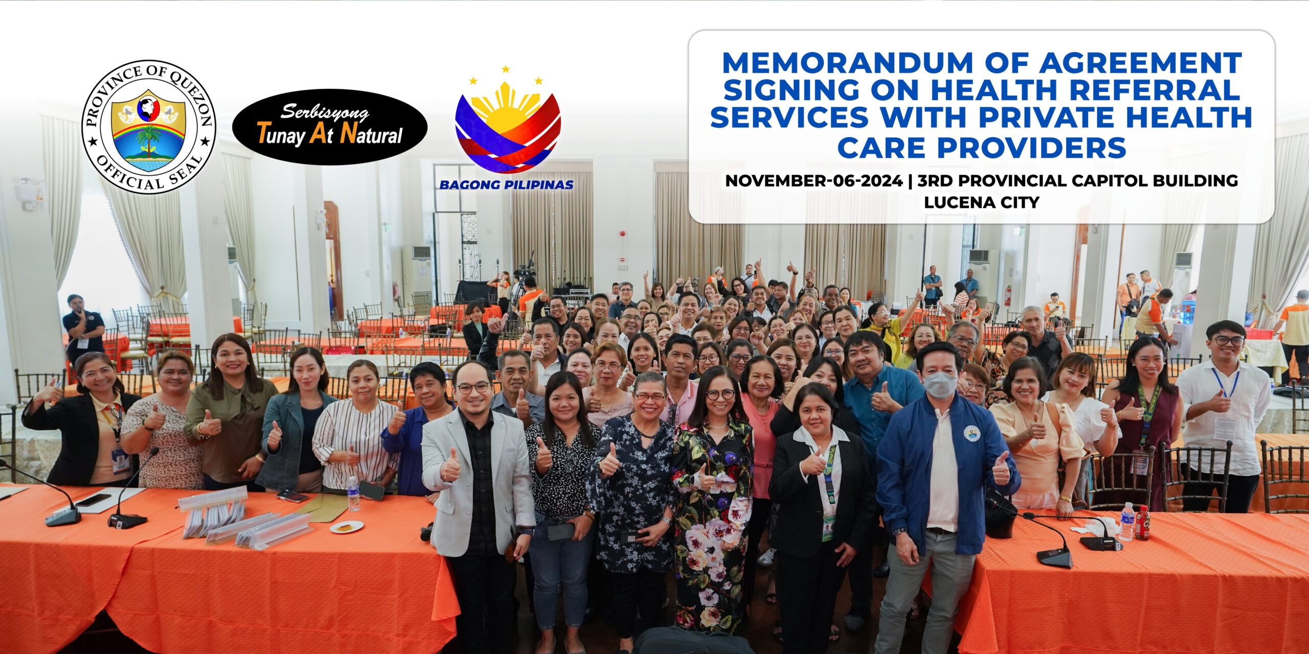 Memorandum of Agreement Signing of Health Referral Services with Private Health Care Providers | November 06, 2024